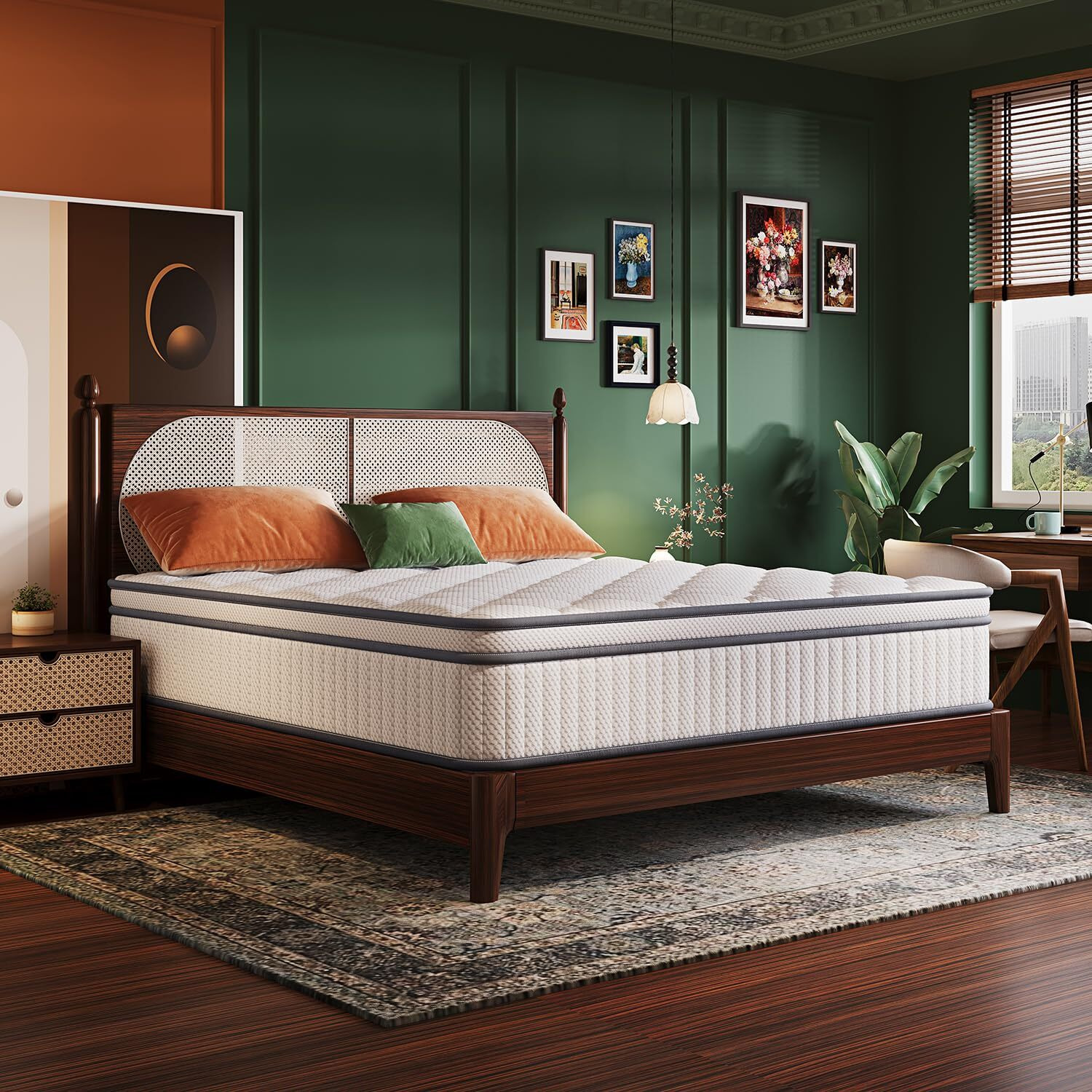 Gsleepee Full Size Mattress, 12 Inch Full Mattress In A Box, Memory Foam Hybrid Mattresses For Motion Isolation, Soft And Comfortable, Pressure Relief, Medium Firm Support