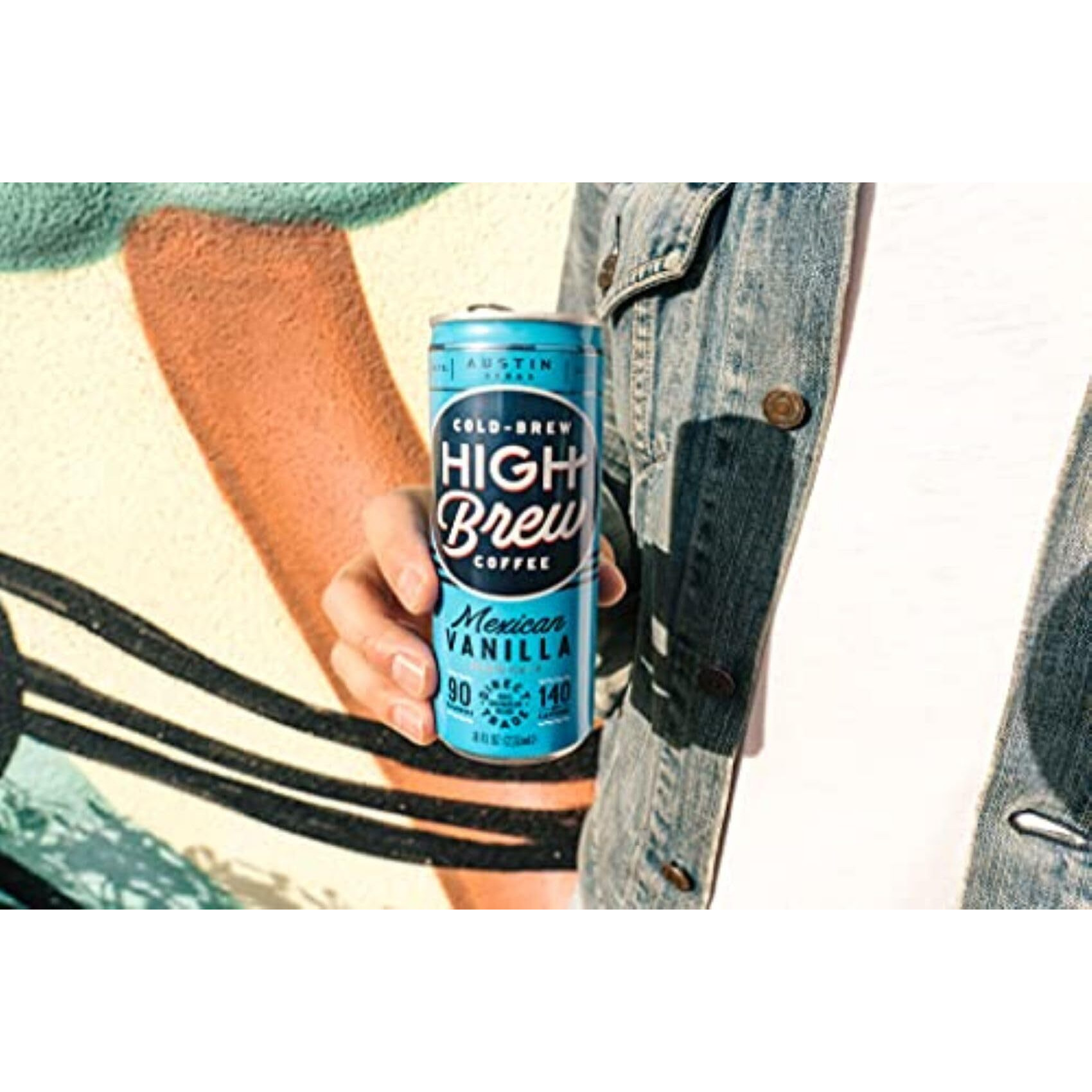 High Brew Coffee, Cold Brew Coffee, Mexican Vanilla, 8 Fl Oz, Ready-To-Drink (Pack Of 12)