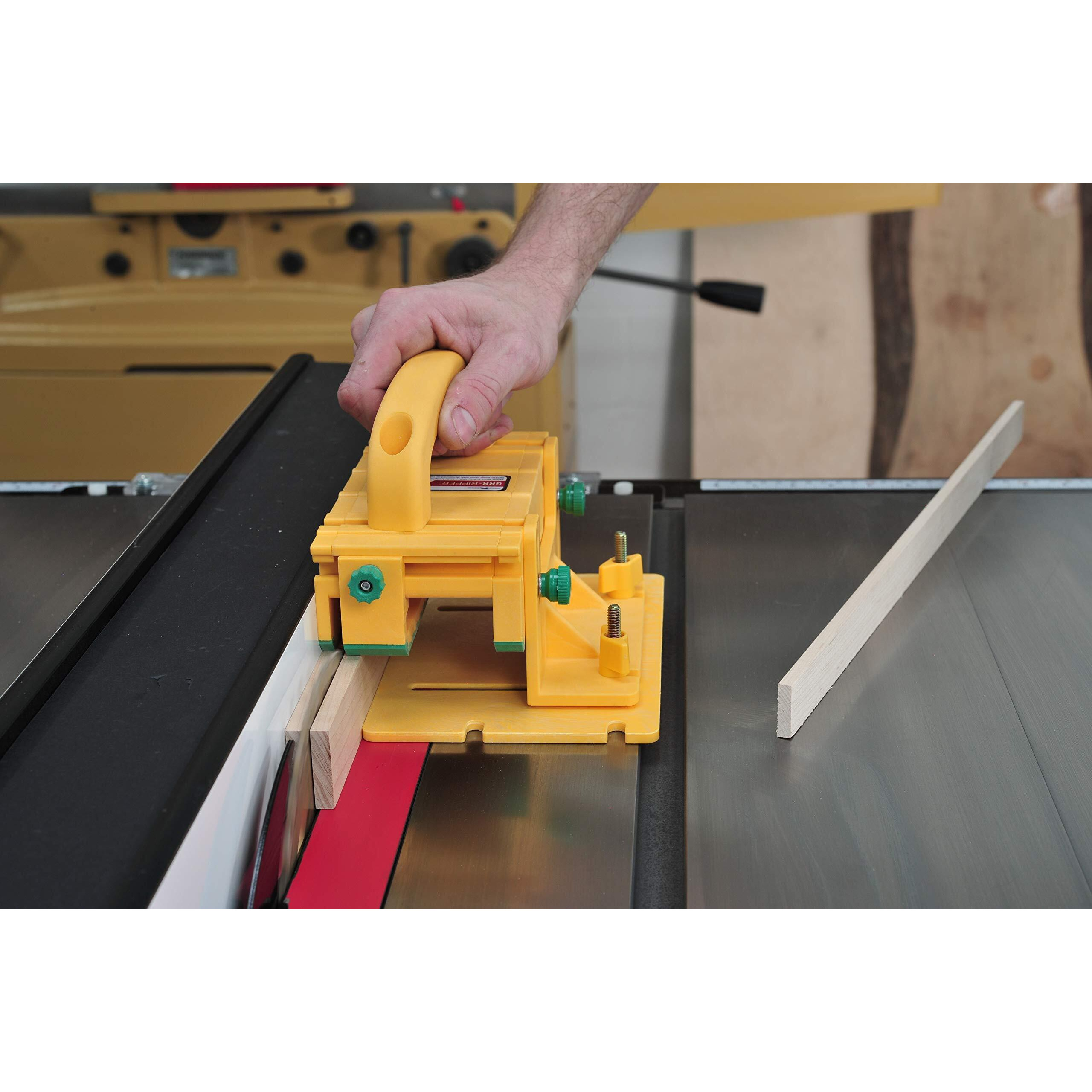 Microjig Grr-Ripper Gr-200 Advanced Adjustable Table Saw Pushblock, Yellow