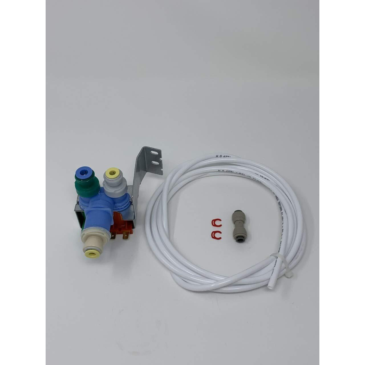 Primeco W10179146, W10408179, W10445780, Replacement Water Inlet Valve Kit For Refrigerator By Oem Parts Manufacturer W10155357, 2186486, 2205762, 2304757