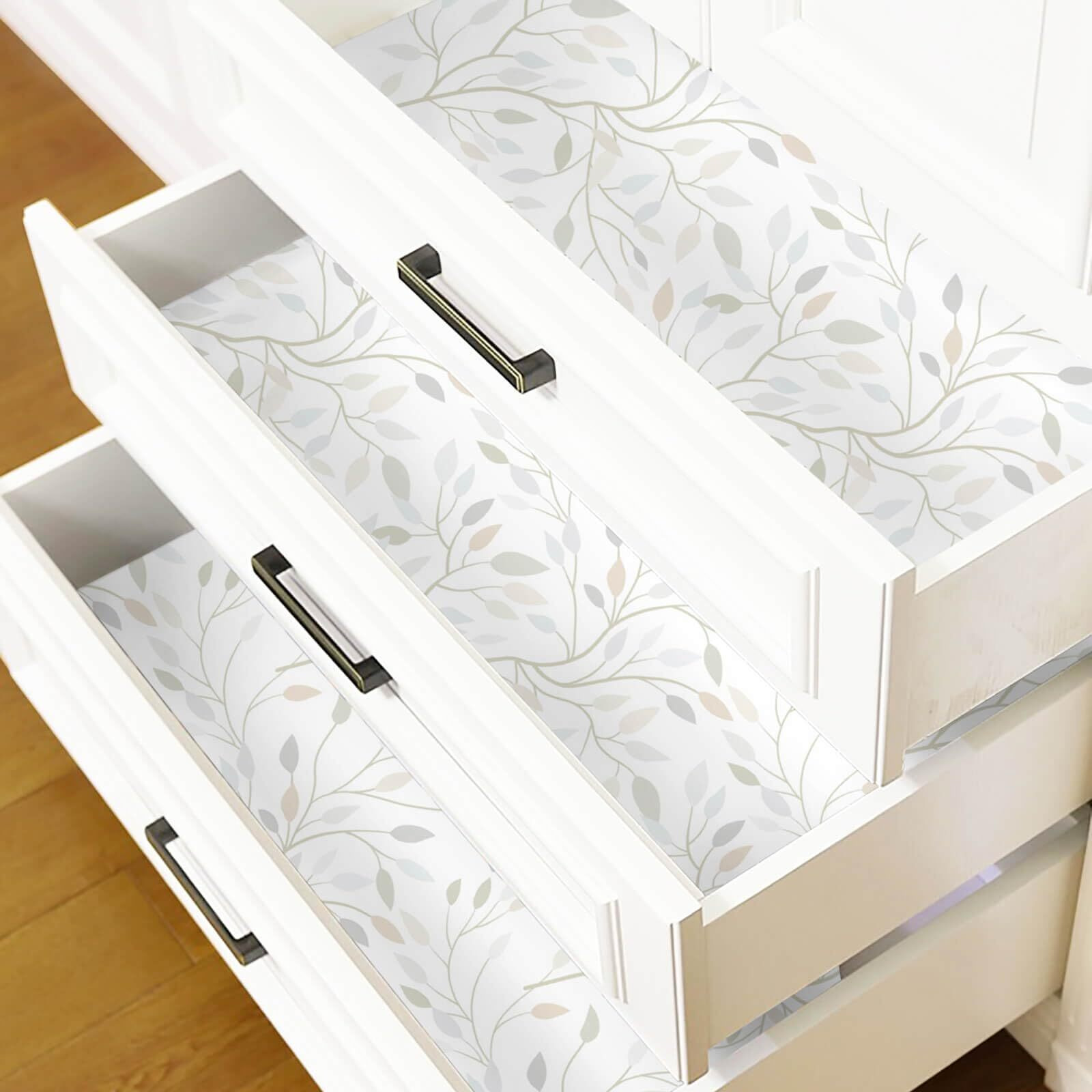 Heroad Brand Boho Peel And Stick Wallpaper Leaf Contact Paper Peel And Stick Floral Removable Wallpaper Self Adhesive Wallpaper For Walls Cabinets Shelf Liner Thicken Vinyl Roll 16.1   X 393