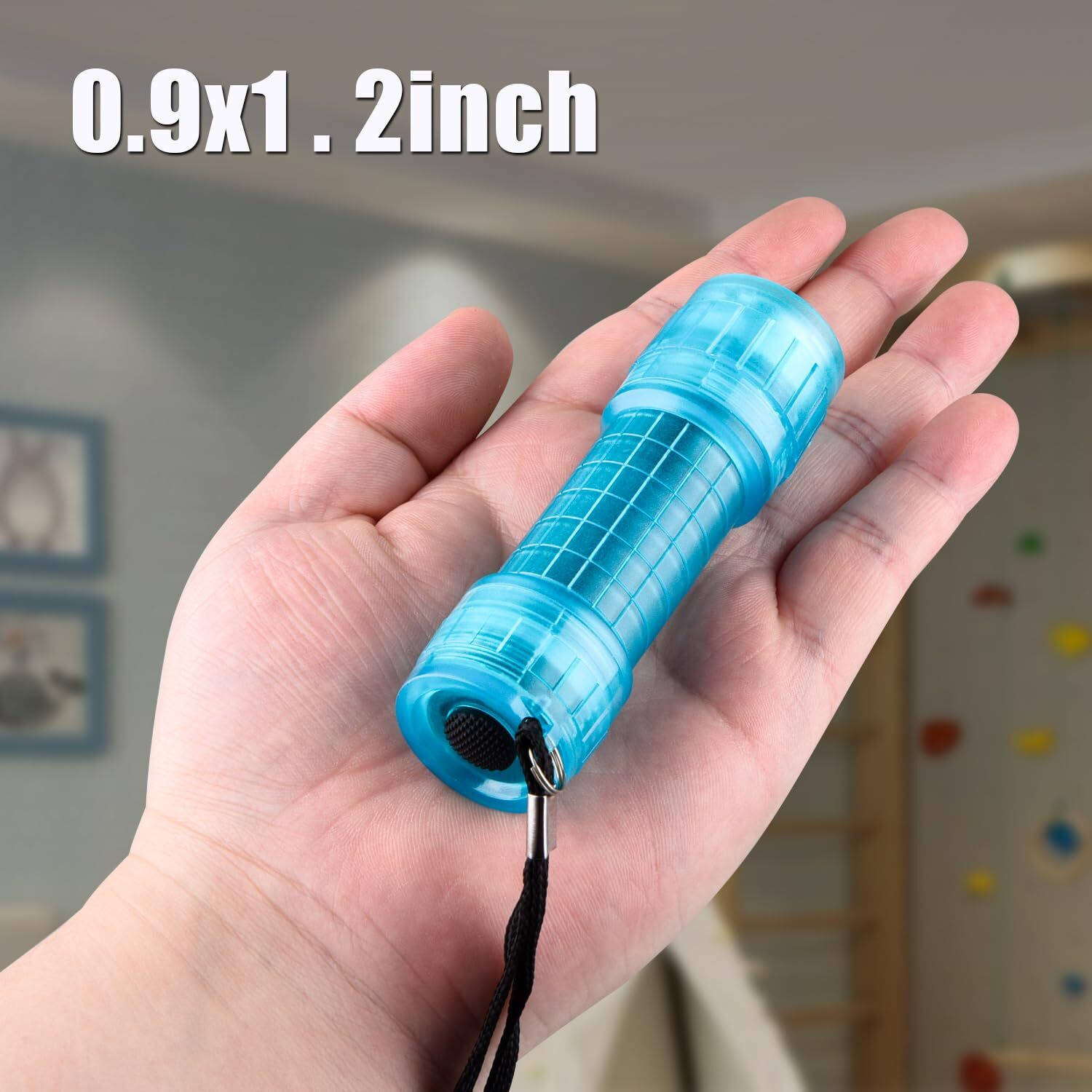Kunhe 5 Pack Glow In Dark Flashlight Fluorescent Small Mini Led Flashlights Cob Flashlights For Kids Portable Handy Flashlight For Party Favor Hiking Camping In 5 Colors