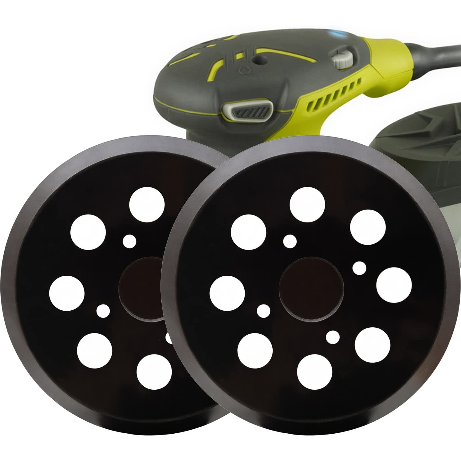 2 Pack 5"" Hook And Loop Replacement Sander Pad For Ryobi Rs290, Rs241, Rs240, Rs280/Rs280Vs, Rs281Vs, P411 Random Orbit Sander