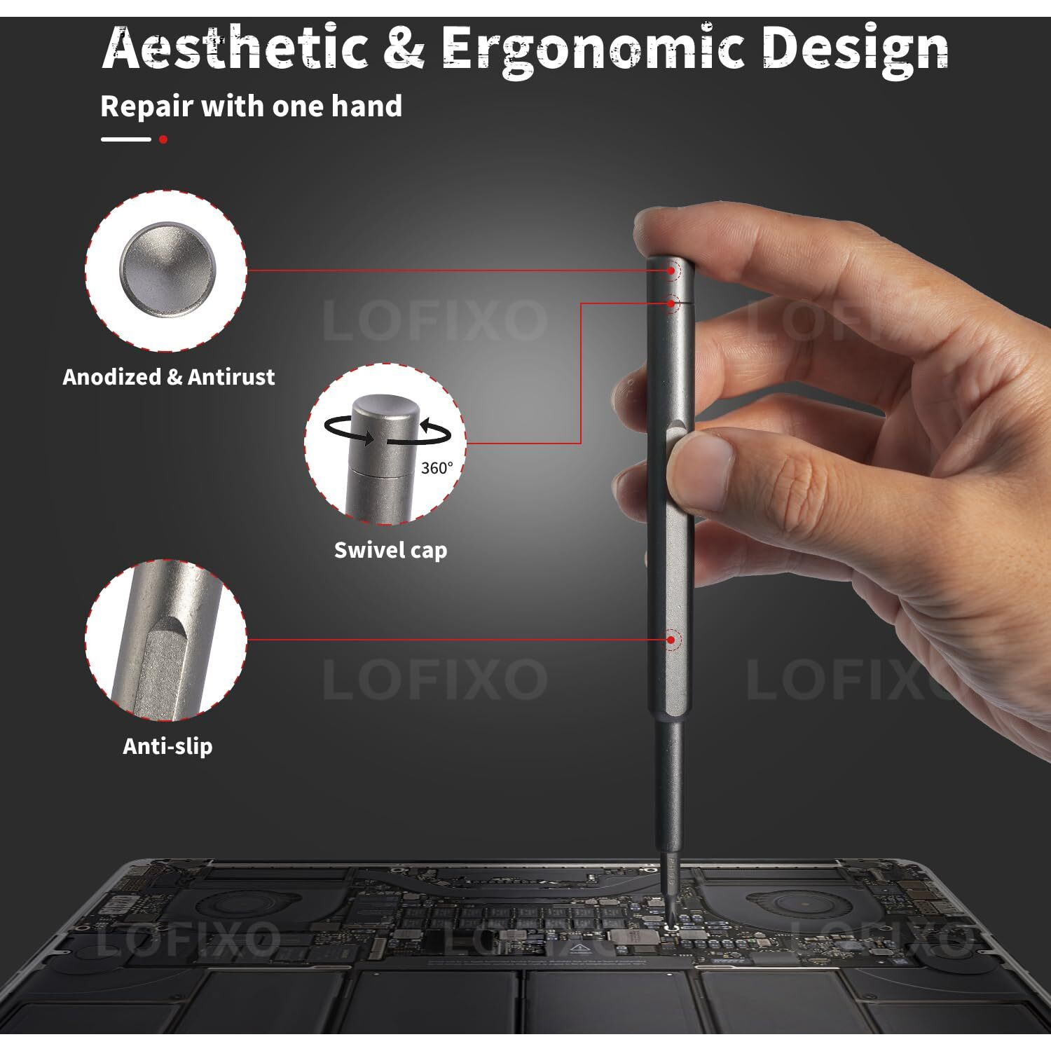Hearthfun Screwdriver Phillips,Torx,Triangle,Triwing,Flat Head,Star,Eyeglasses Repair Kit Screw Driver Set Magnetic All In One Tools Set For Iphone,Switch,Gameboy Controller,Ring Doorbell,Mac,Ps4,Xbox