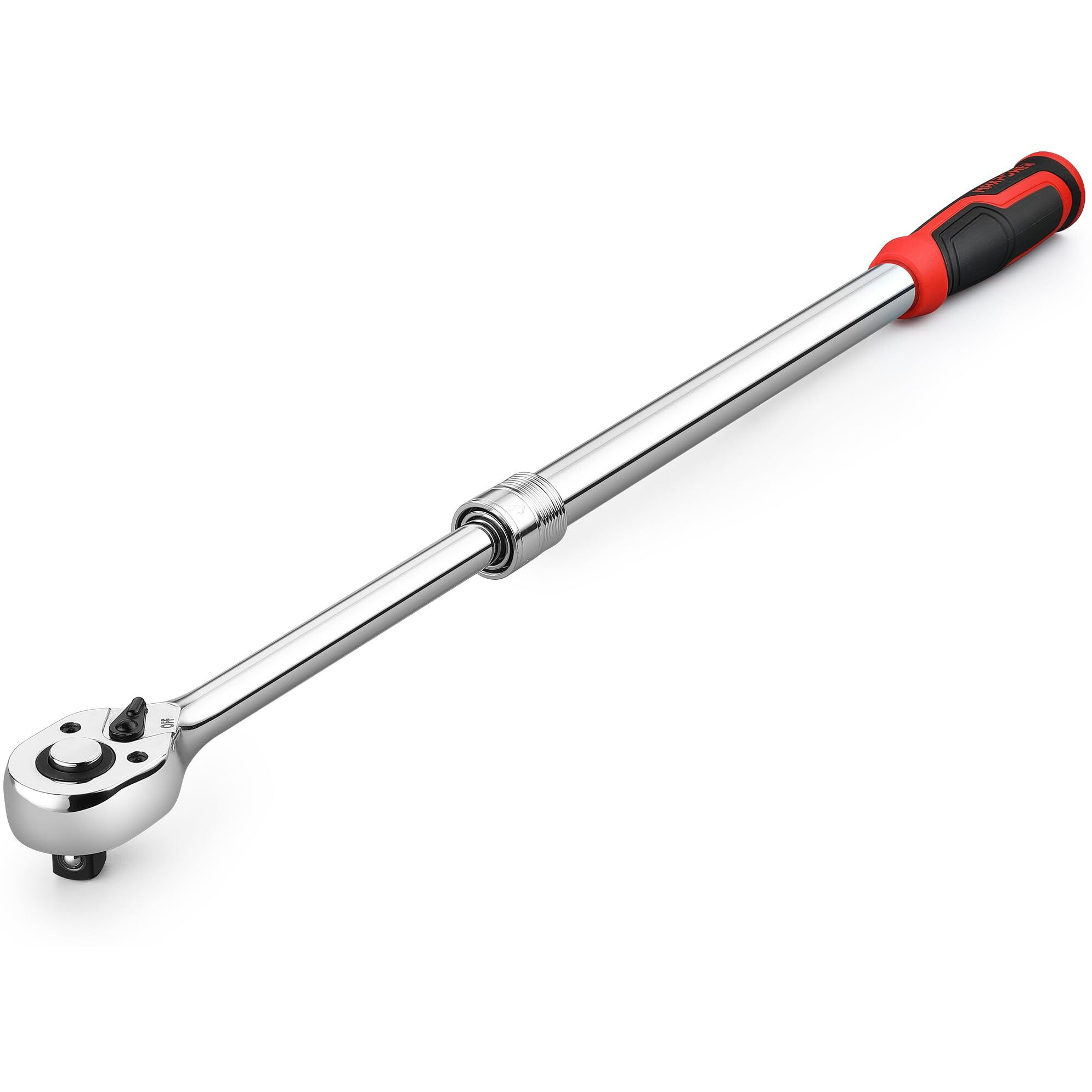 Maxpower 1/2-Inch Drive Extendable Ratchet Wrench, 1/2 Inch Drive Ratchet Socket Wrench, Quick Release 72-Tooth Reversible Ratcheting Feature(17 1/8"" - 22 5/8"" Length)