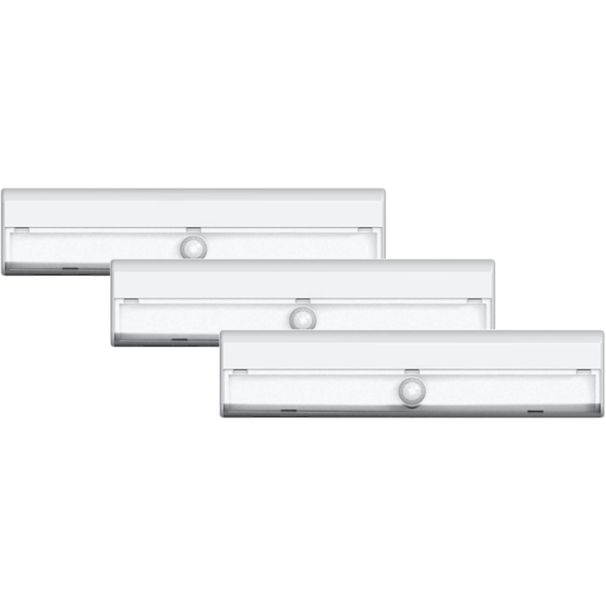 Brilliant Evolution Wireless Led Stair Lights With Motion Sensor - 3 Pack Battery Operated Stick On Night Lights
