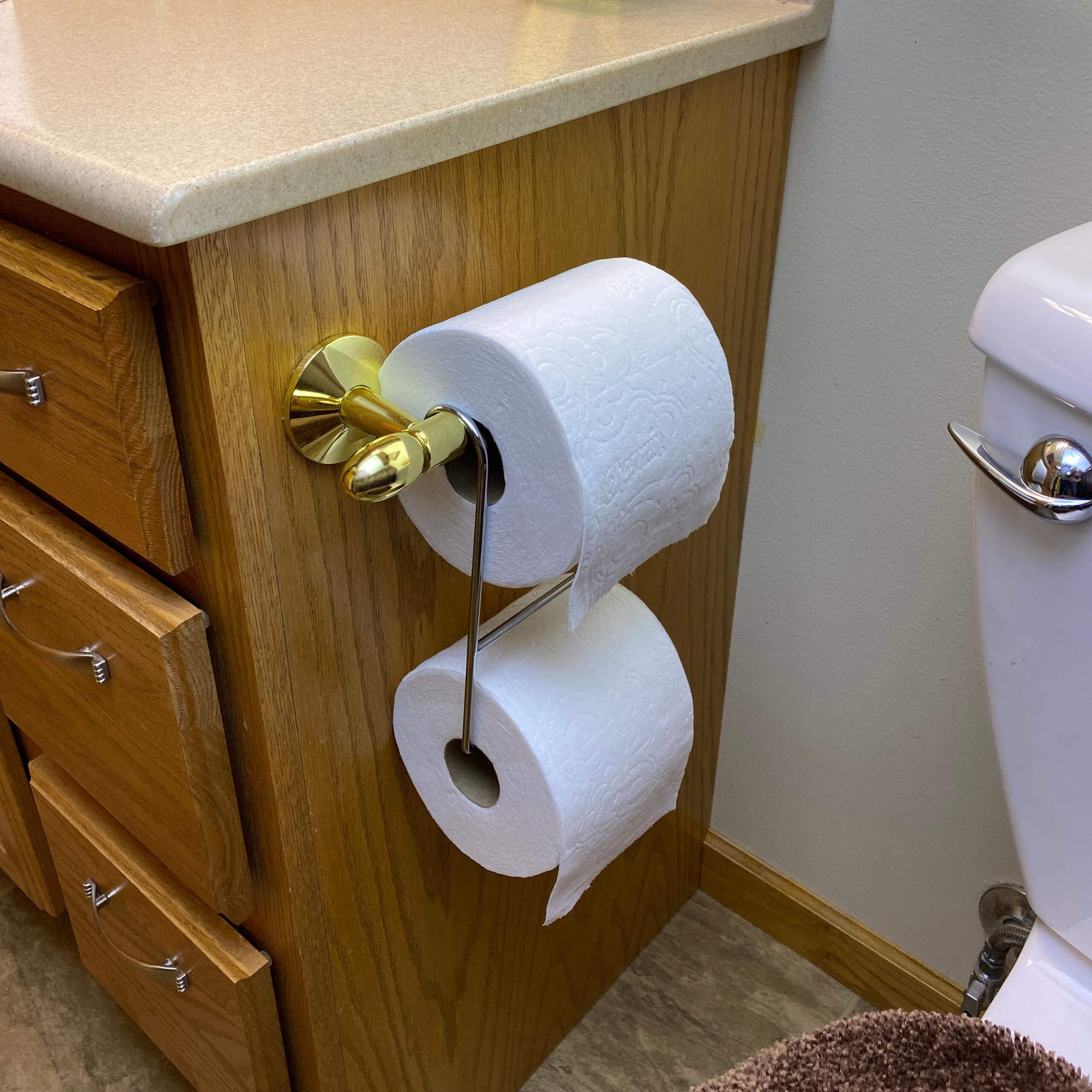 Tp Pal - Extra Toilet Paper Roll Holder (Chrome)