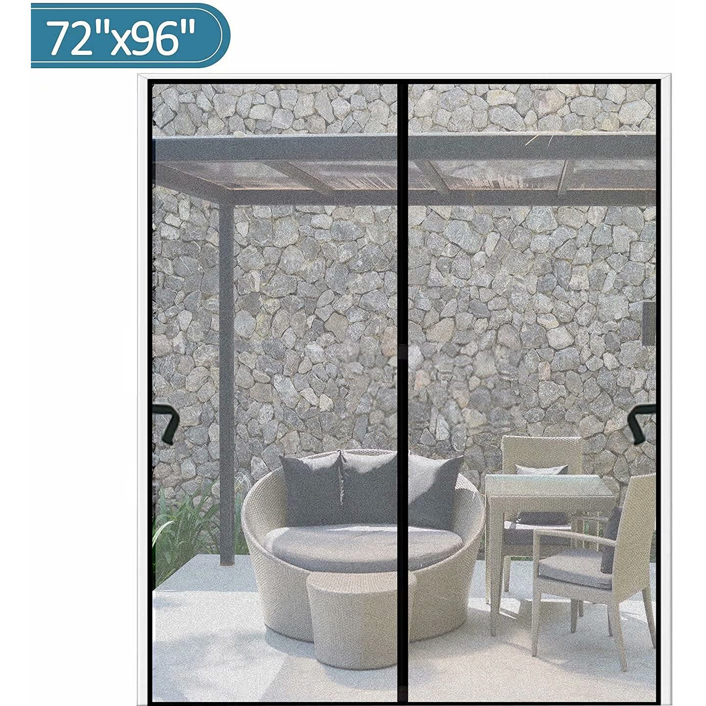 Magnetic Screen Door Fits Door Size 70"&quotX95"" Snap On Screen Door Magnets Mesh Screen Curtain Sliding Door Mosquito Door Net With Heavy Duty For Frech Door/Entry Door/Interior Door/Patio Door