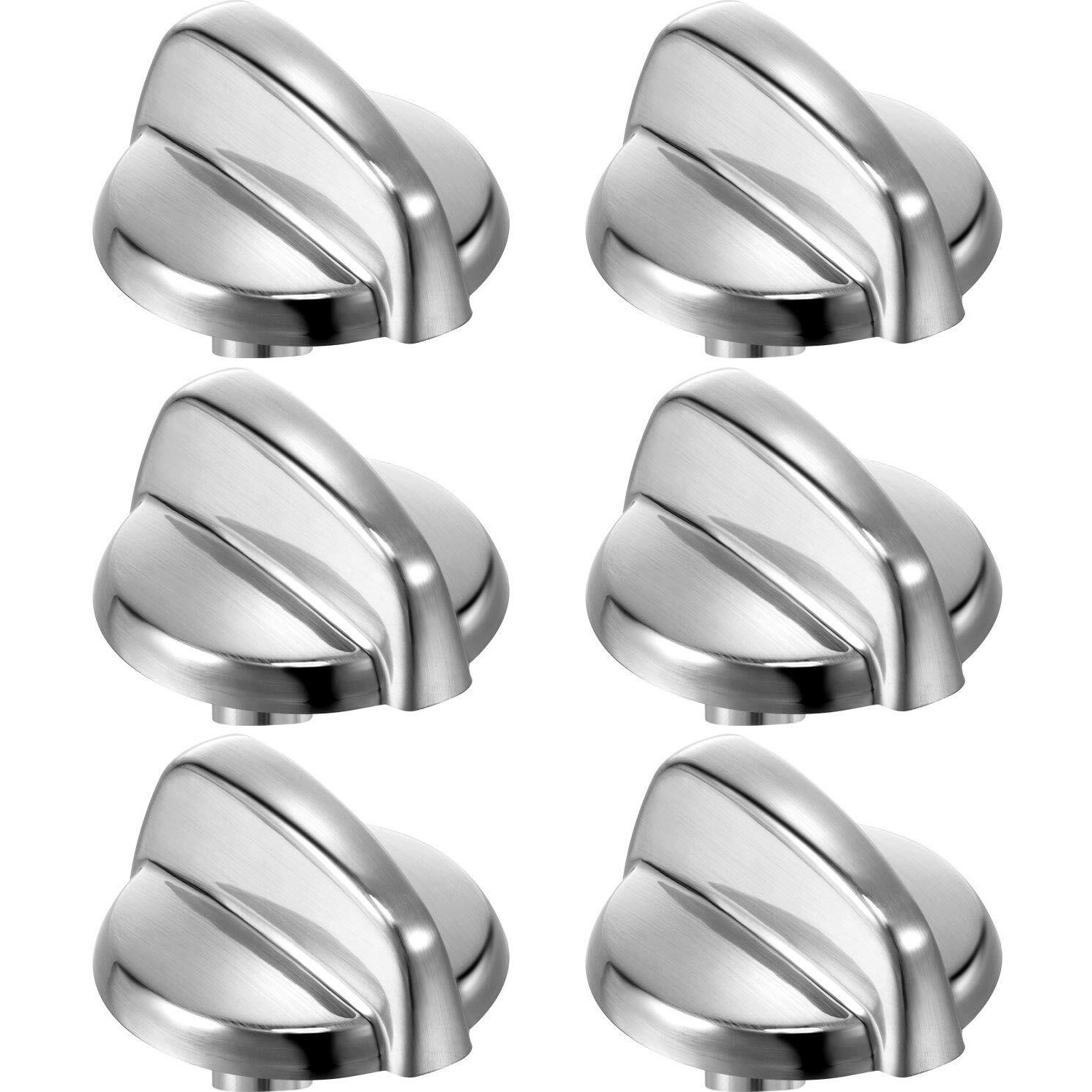 Wb03T10325 Knobs Burner Control Knobs Compatible With General Electric Ge Range Cooktop Knob 2691864 Ps3510510 (6 Packs)