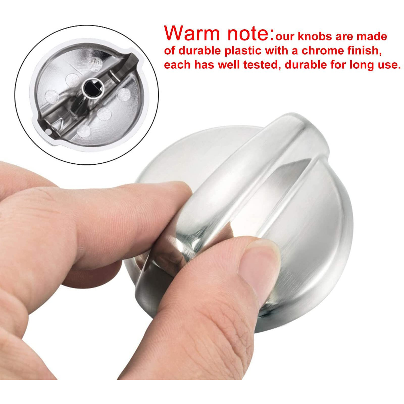Wb03T10325 Knobs Burner Control Knobs Compatible With General Electric Ge Range Cooktop Knob 2691864 Ps3510510 (6 Packs)