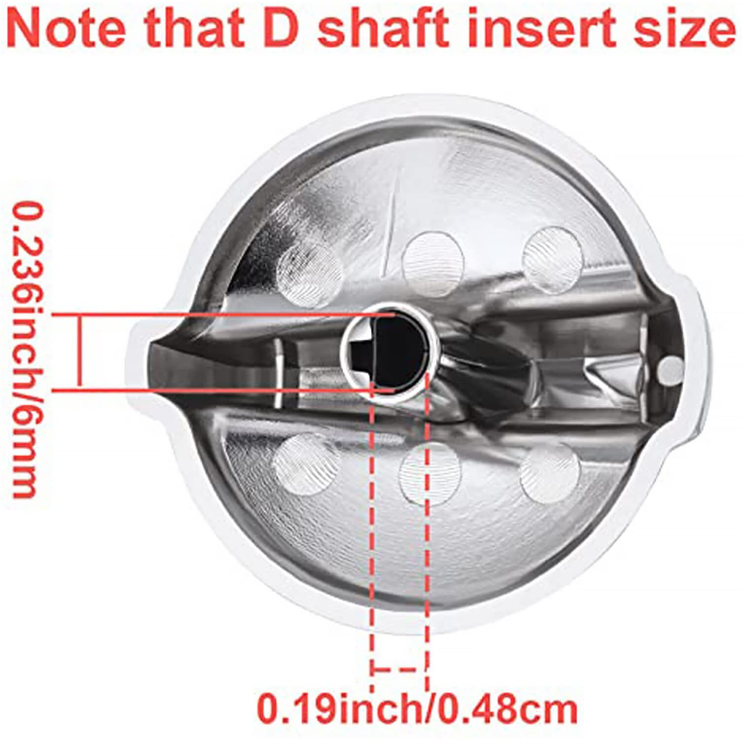 Wb03T10325 Knobs Burner Control Knobs Compatible With General Electric Ge Range Cooktop Knob 2691864 Ps3510510 (6 Packs)