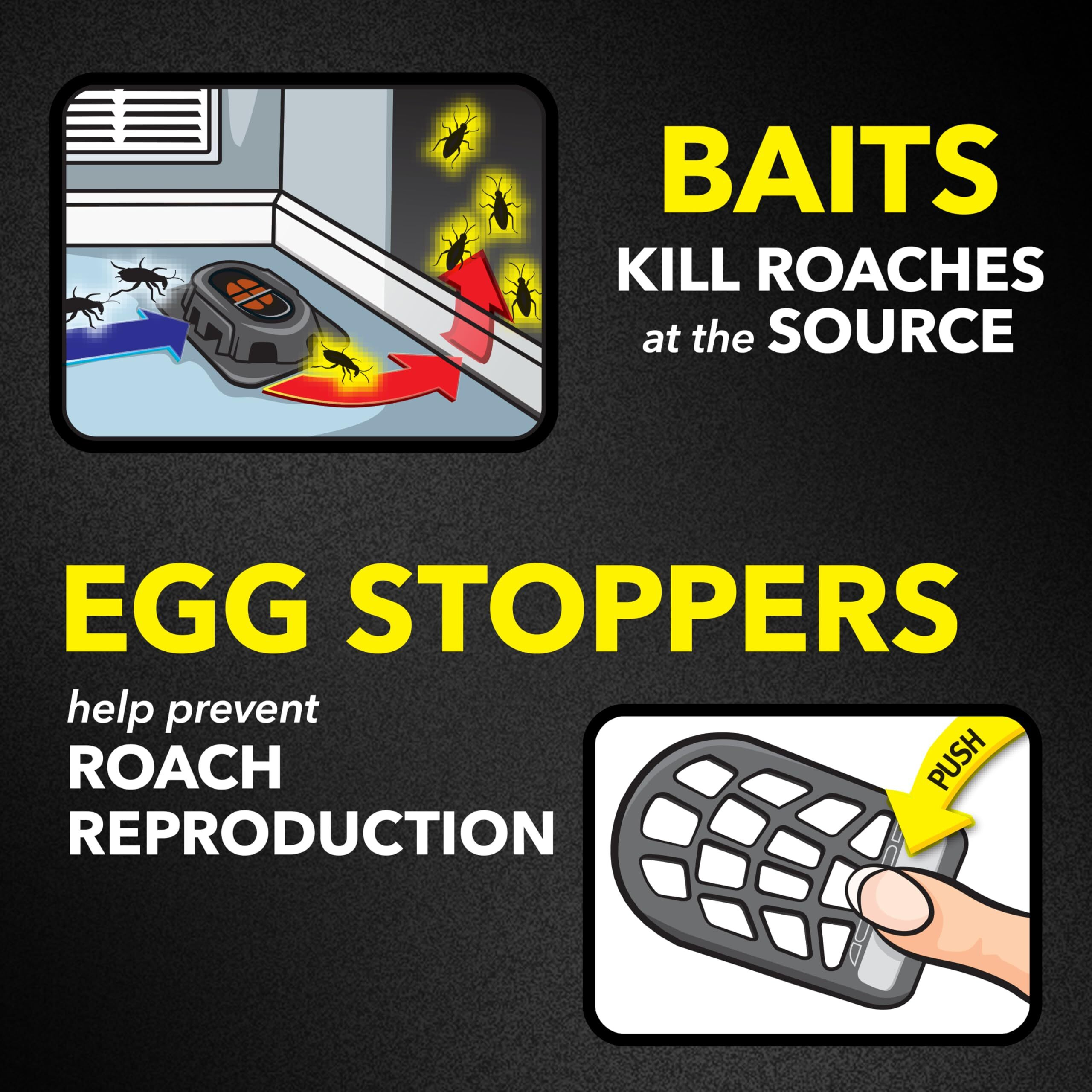 Raid Roach Killer Baits, Plus Egg Stoppers, 12 Count