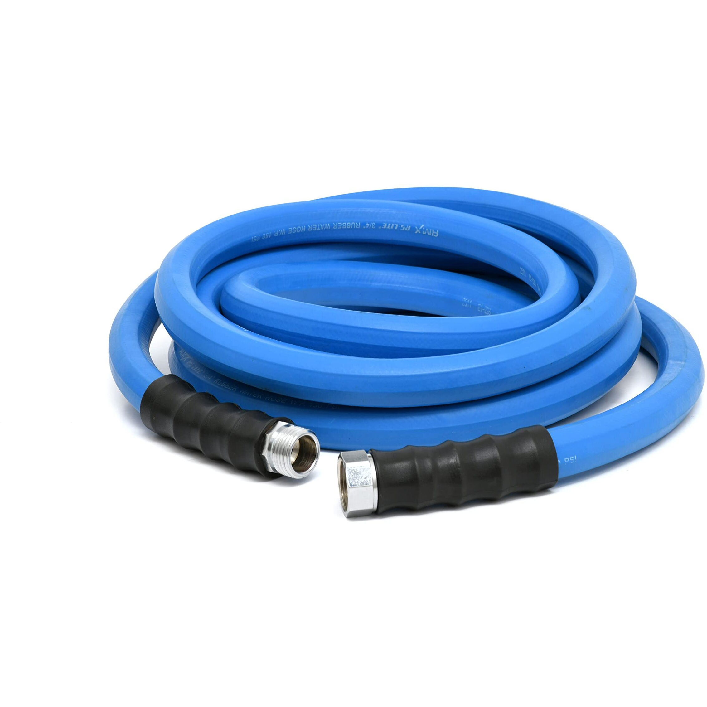 Ag-Lite Bsal3410 3/4"" X 10' Hot/Cold Water Rubber Garden Hose, 100% Rubber, Ultra-Light, Super Strong, 500 Psi, 50F To 190F Degrees, High Strength Polyester Braided