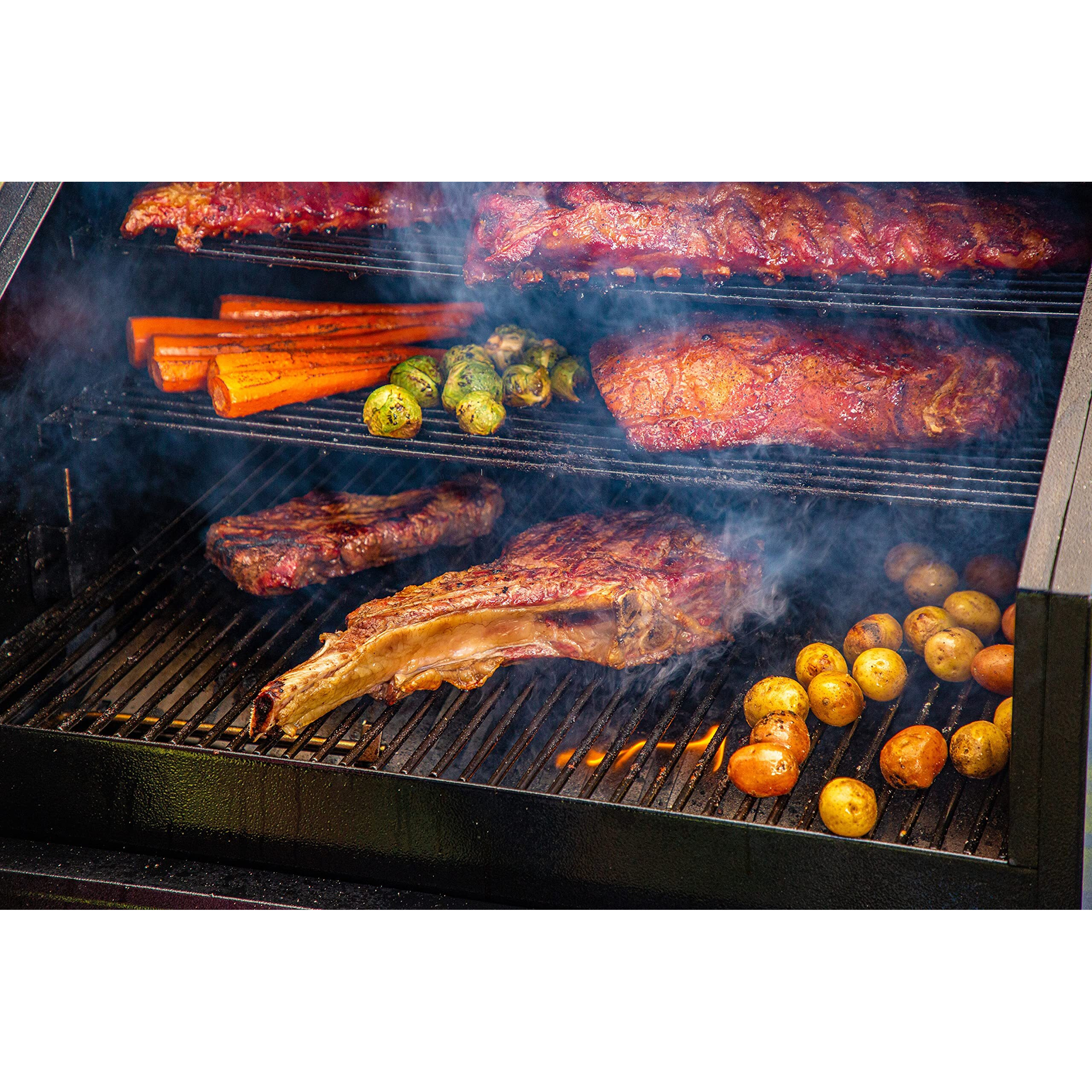 Pit Boss (20 Pound Hickory Blend) All Natural Hardwood Bbq Wood Pellets For Pellet Grills And Smokers