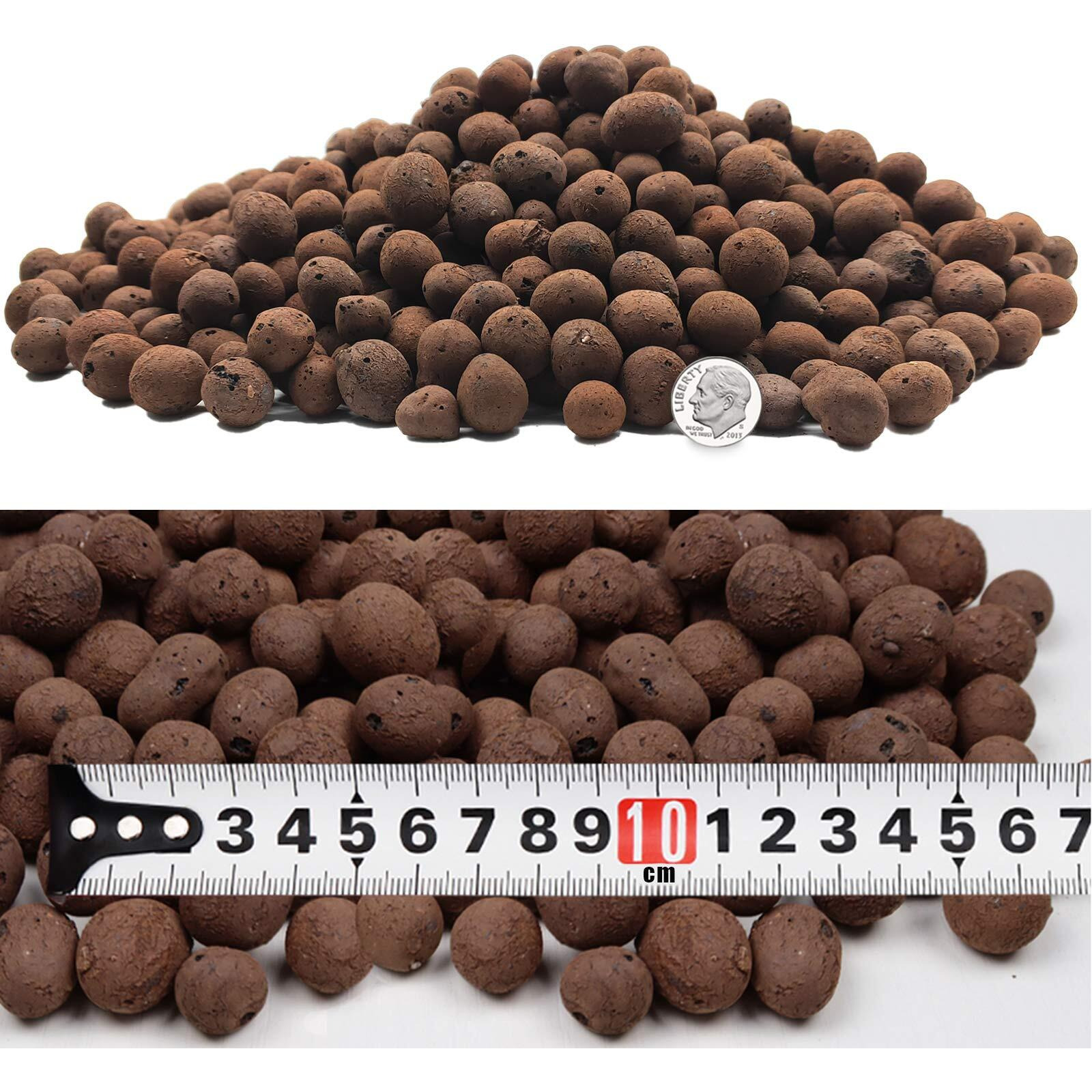 Malifea 10Lbs Leca Expanded Clay Pebbles Hydroponics Supplies For Indoor Garden Plants (10Lbs)