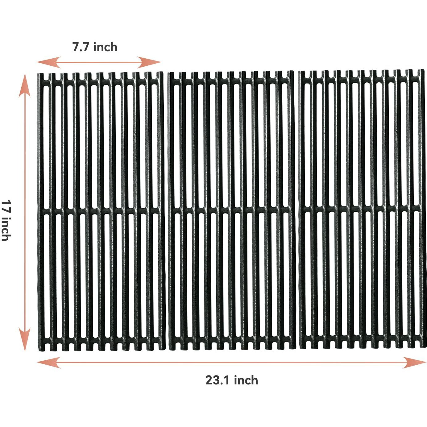 17 Inch Cooking Grates For Charbroil Commercial Infrared 463355220 463242516 463242515 466242615 463243016,Cooking Grids For 463346017 466242616 463367016 463246018, G466-0025-W1A Replacement Parts