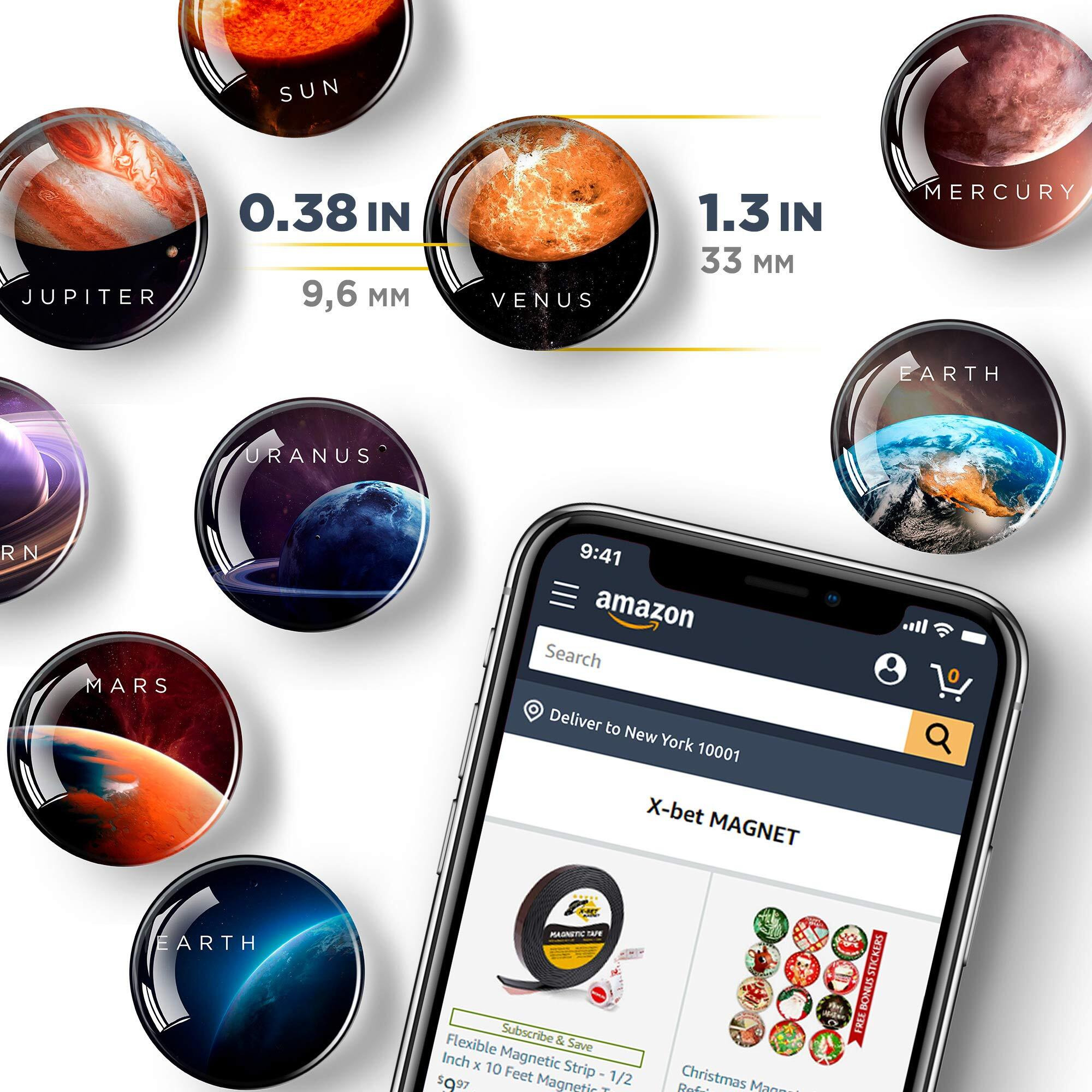 Decorative Magnets For Fridge - Glass Magnets For Refrigerator - Cute Fridge Magnets For Office And Kitchen - Succulent Whiteboard Magnets For Locker