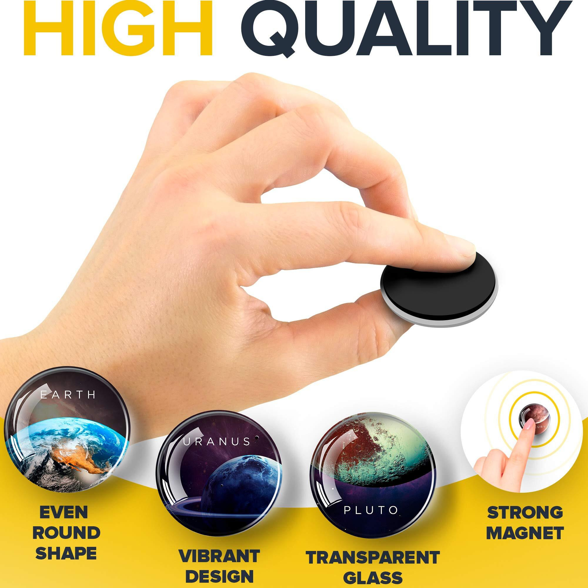 Decorative Magnets For Fridge - Glass Magnets For Refrigerator - Cute Fridge Magnets For Office And Kitchen - Succulent Whiteboard Magnets For Locker