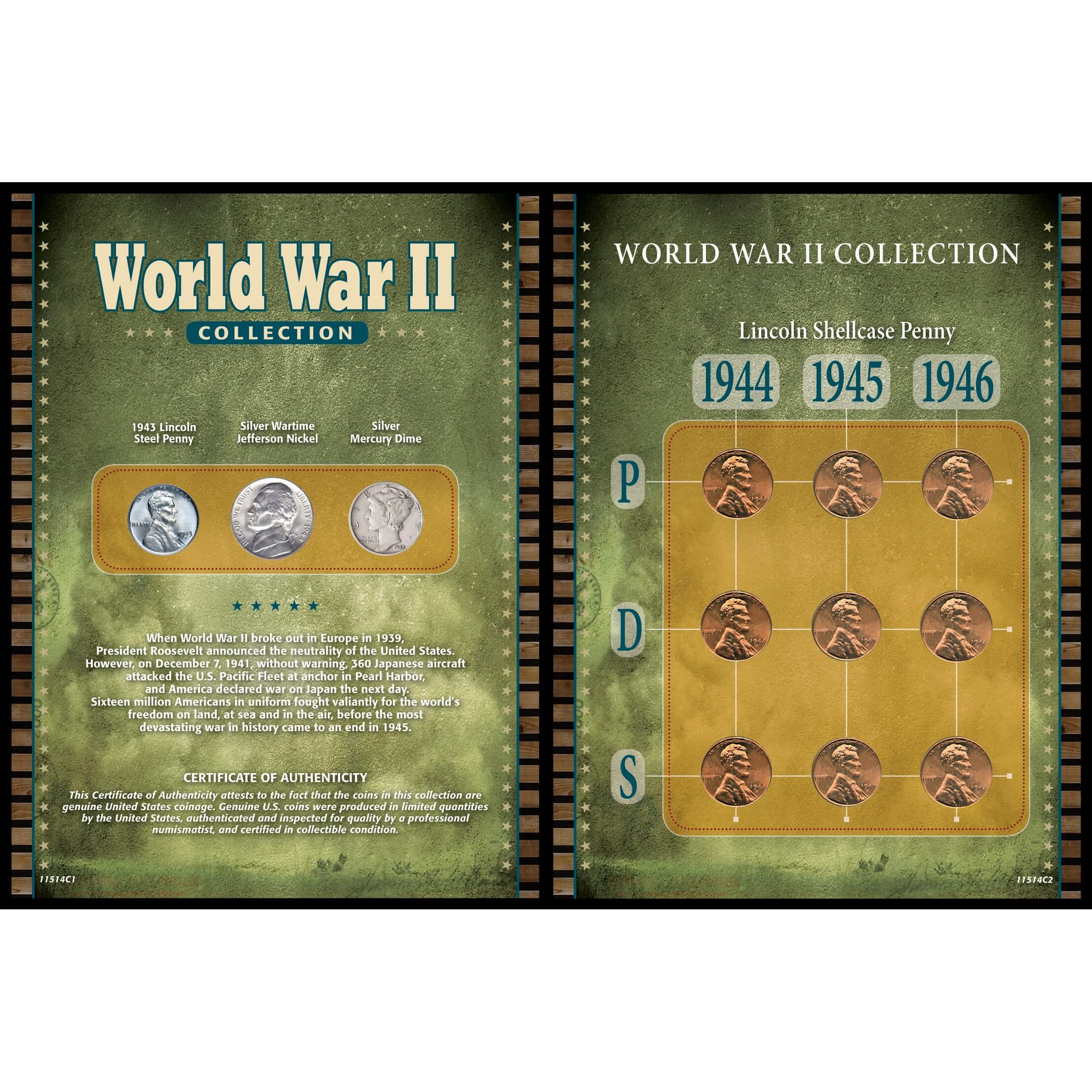American Coin Treasures 11514 World War Ii Collection