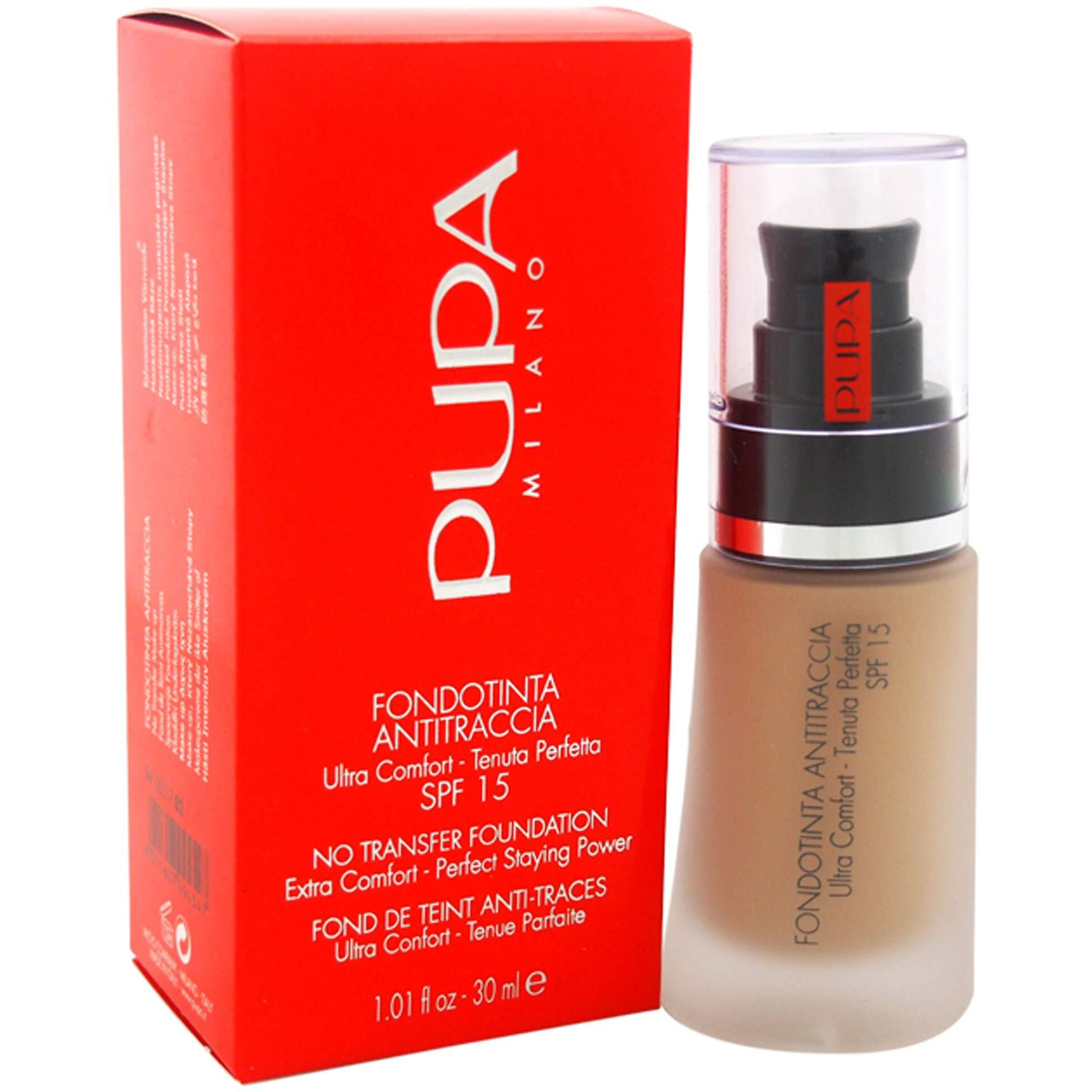 No Transfer Foundation Spf 15 - 02 Light Beige By Pupa Milano For Women - 1.01 Oz Foundation