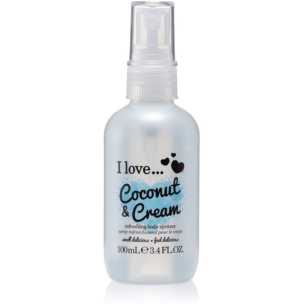 Refreshing Body Spritzer - Coconut And Cream By I Love Cosmetics For Women - 3.4 Oz Body Spray