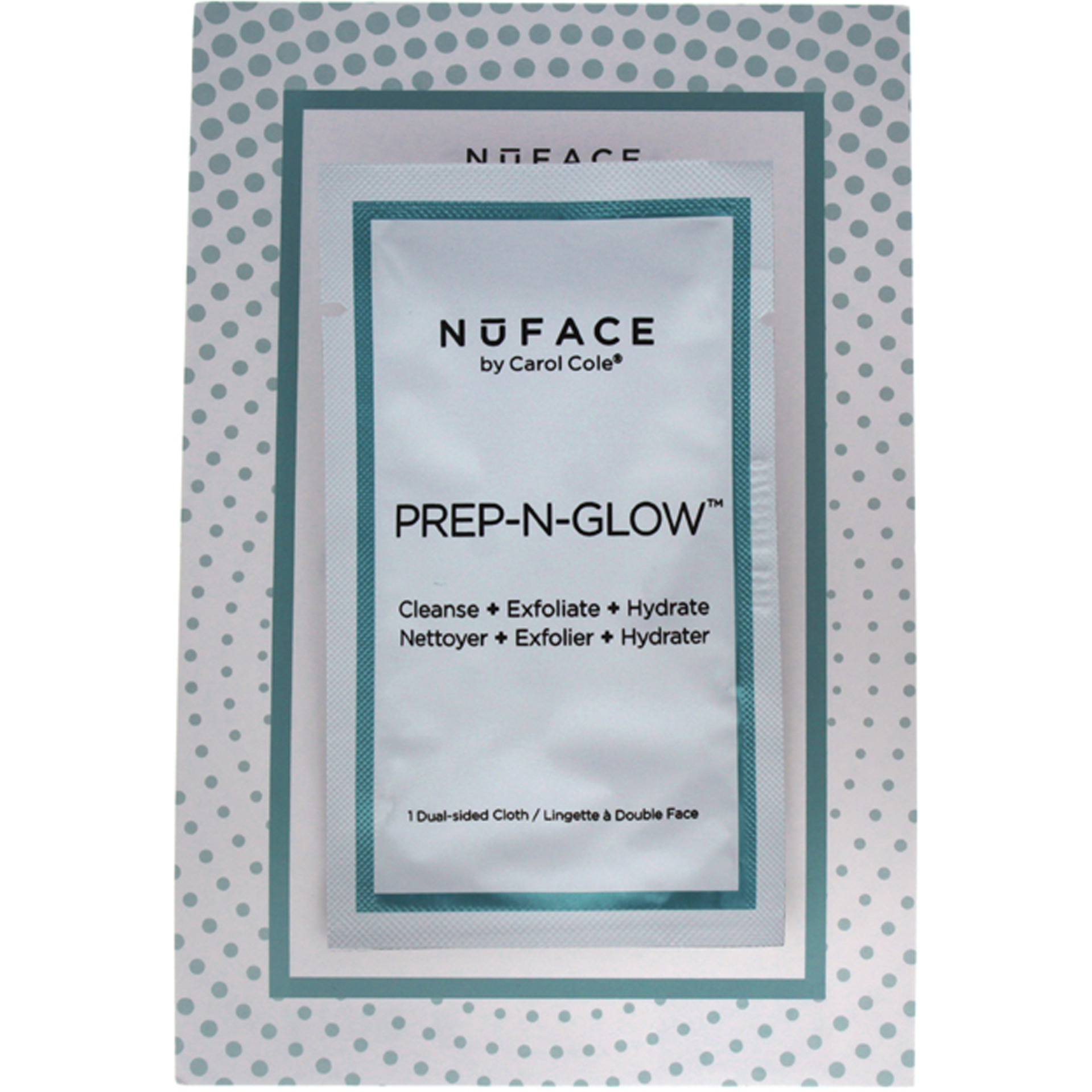 Prep-N-Glow Textured Cleansing Cloth By Nuface For Women - 1 Pc Cloths