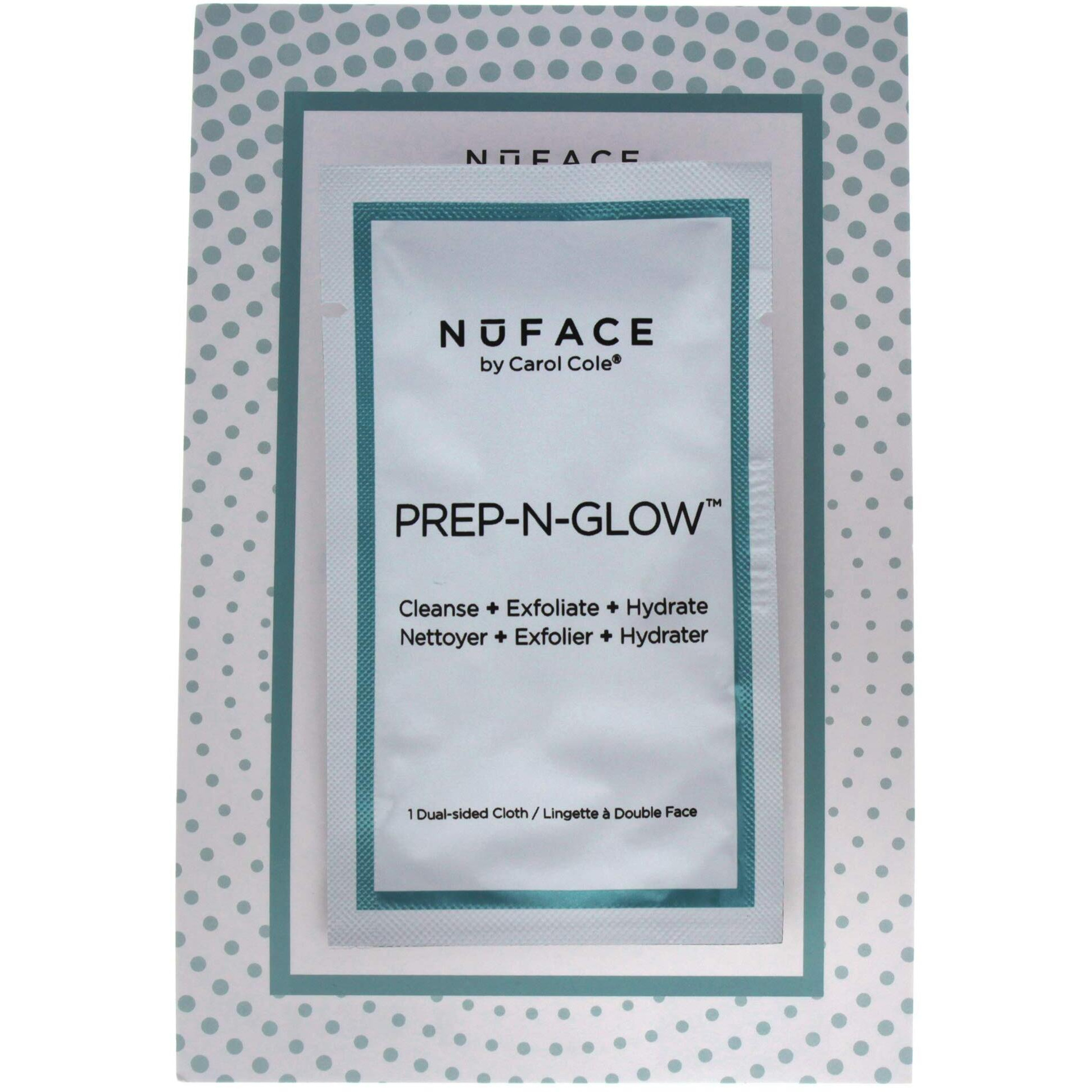 Prep-N-Glow Textured Cleansing Cloth By Nuface For Women - 1 Pc Cloths
