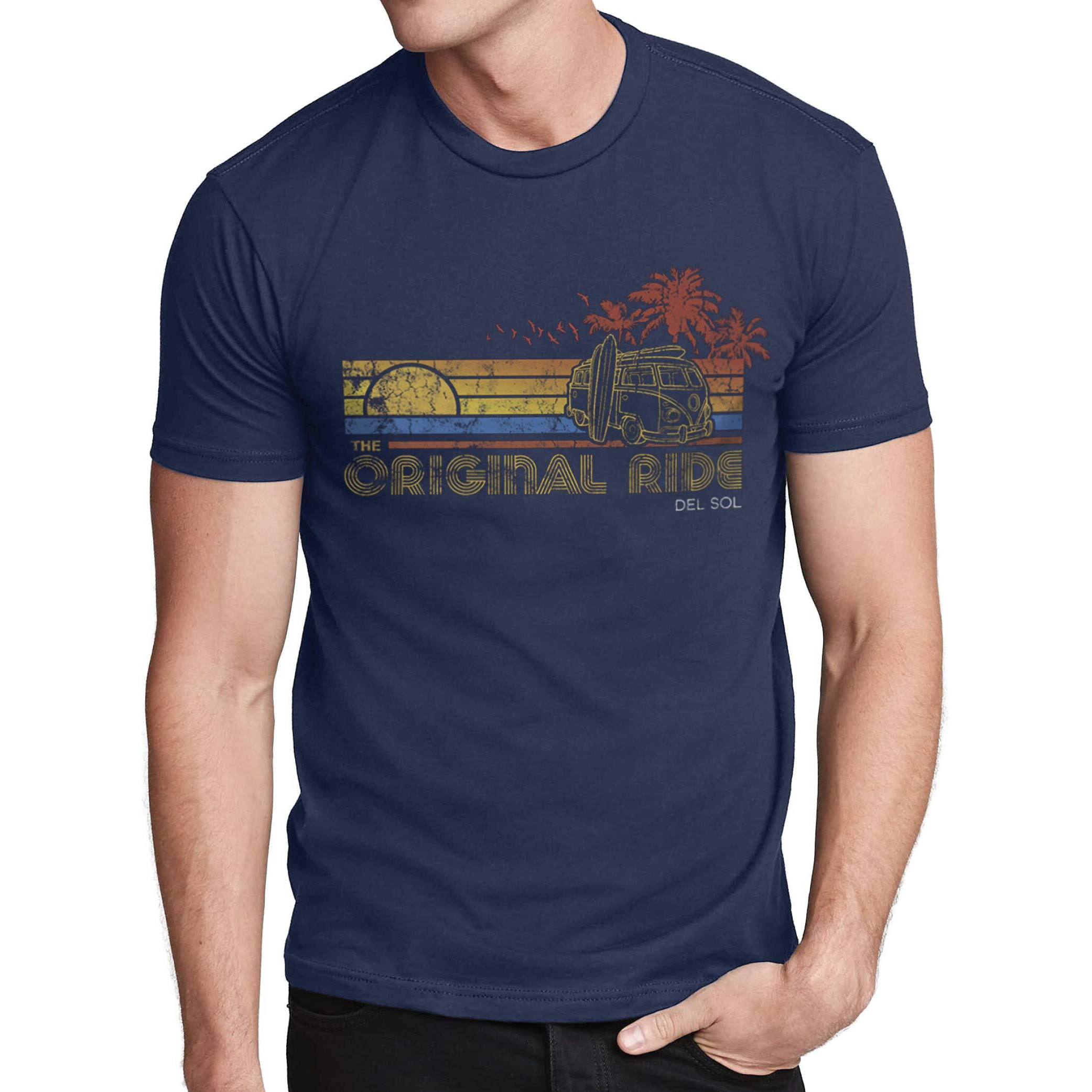 Men Crew Tee - Original Ride - Indigo By Delsol For Men - 1 Pc T-Shirt (2Xl)