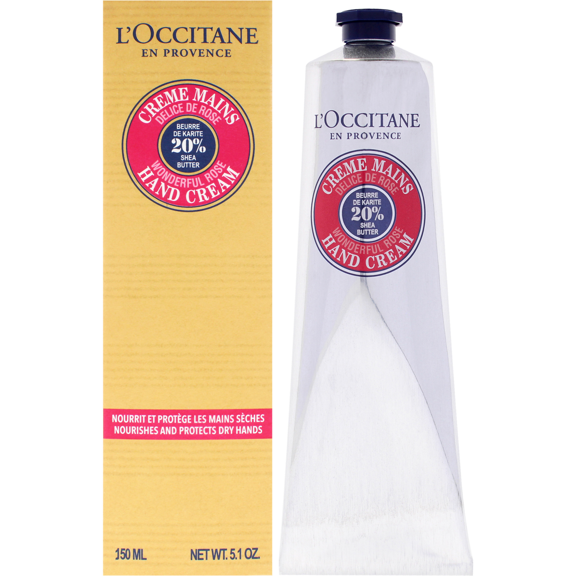 Shea Butter Wonderful Rose Hand Cream By Loccitane For Unisex - 5.2 Oz Cream
