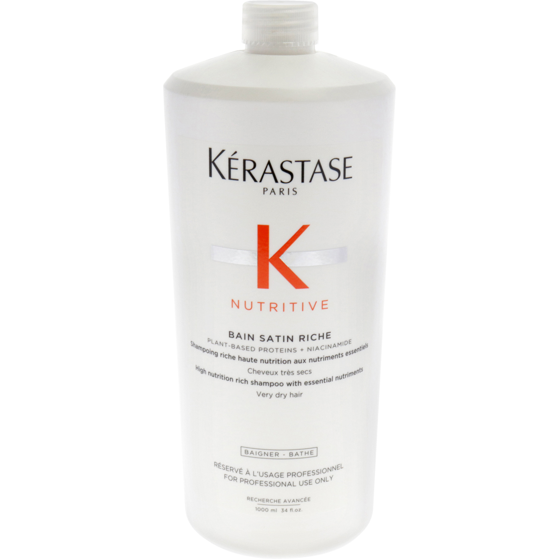 Nutritive Bain Satin Riche Shampoo By Kerastase For Unisex - 34 Oz Shampoo