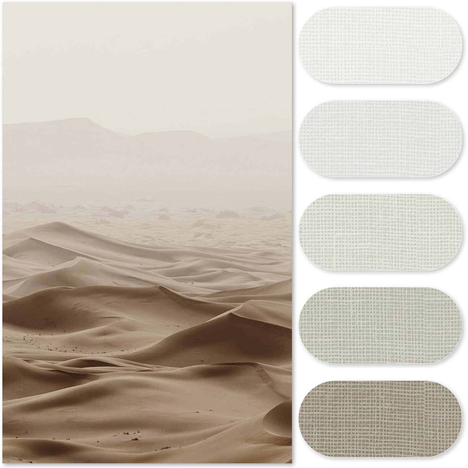 Jinchan Ombre Wood Taupe Striped Shower Curtain Waterproof Fabric Shower Curtains For Bathroom Gradual Color Minimalist Design Modern Neutral Luxury Shower Curtain Set With 12 Hooks 70X72 Inches