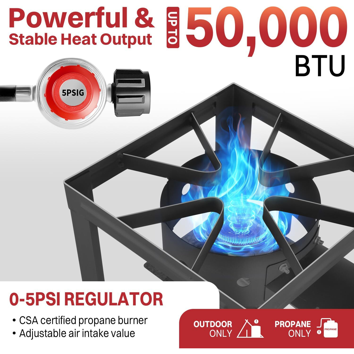 30Qt & 10Qt Outdoor Fryer | Turkey Deep Fryer | Seafood Boil Pot | Cover & Skimmer Included | 50,000Btu Propane Burner | Aluminum Deep Fryer Pot With Basket | Crab, Seafood & Crawfish Boiler