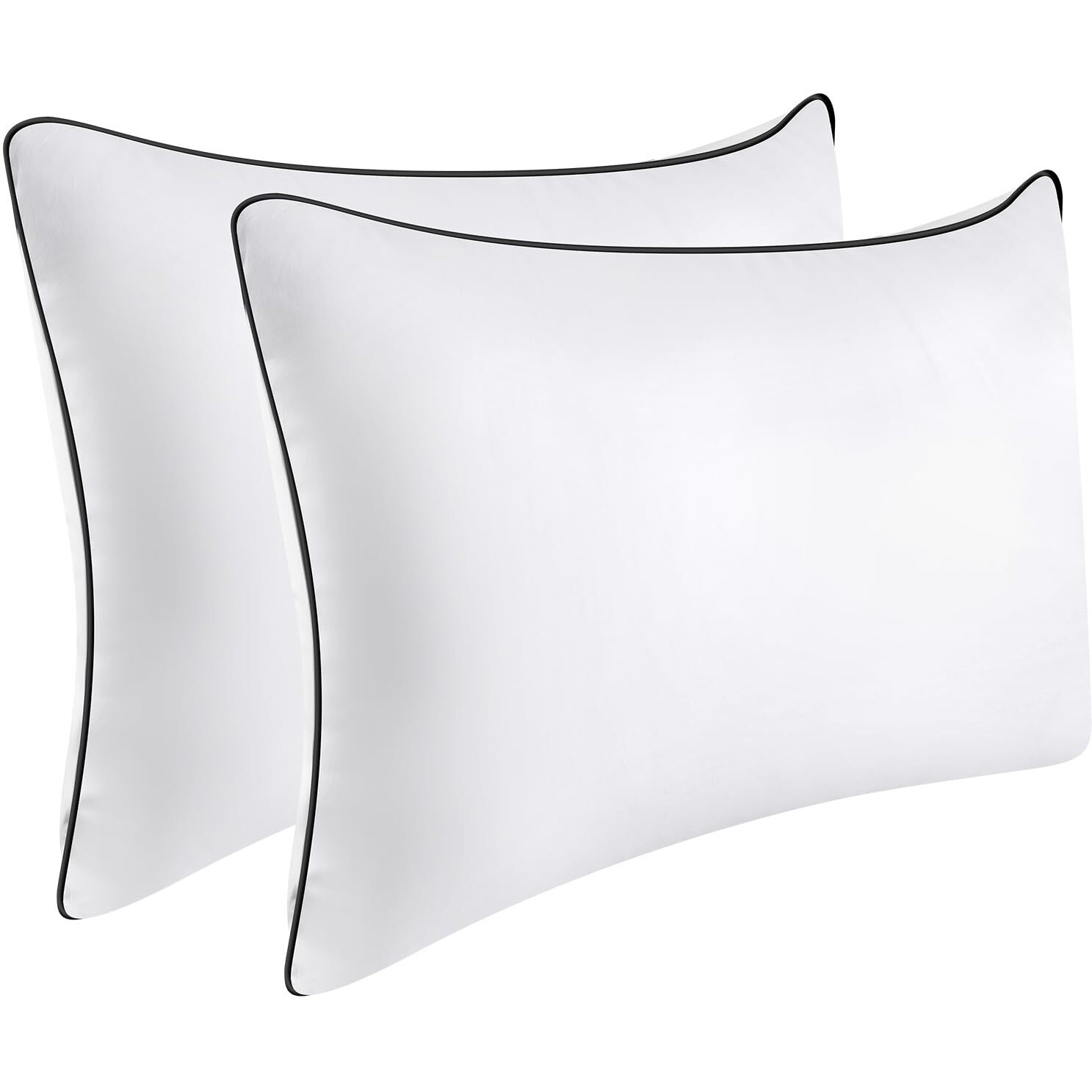 Opposy Bed Pillows For Sleeping 2Pack Medium Firm, King Size Set Of 2, Cooling Pillows Hotel Quality With Premium Soft Down Alternative Fill For Back, Stomach Or Side Sleepers(Pack Of 2)