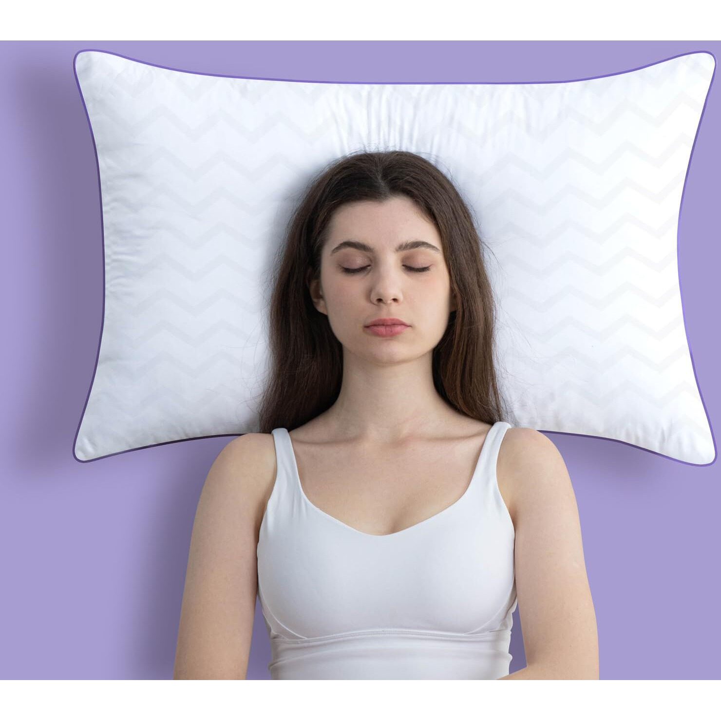 Molclcuy Bed Pillows King Size Set Of 4,Hotel Collection Pillows For Side And Back Sleepers,Super Soft Down Alternative Microfiber Filled Pillows