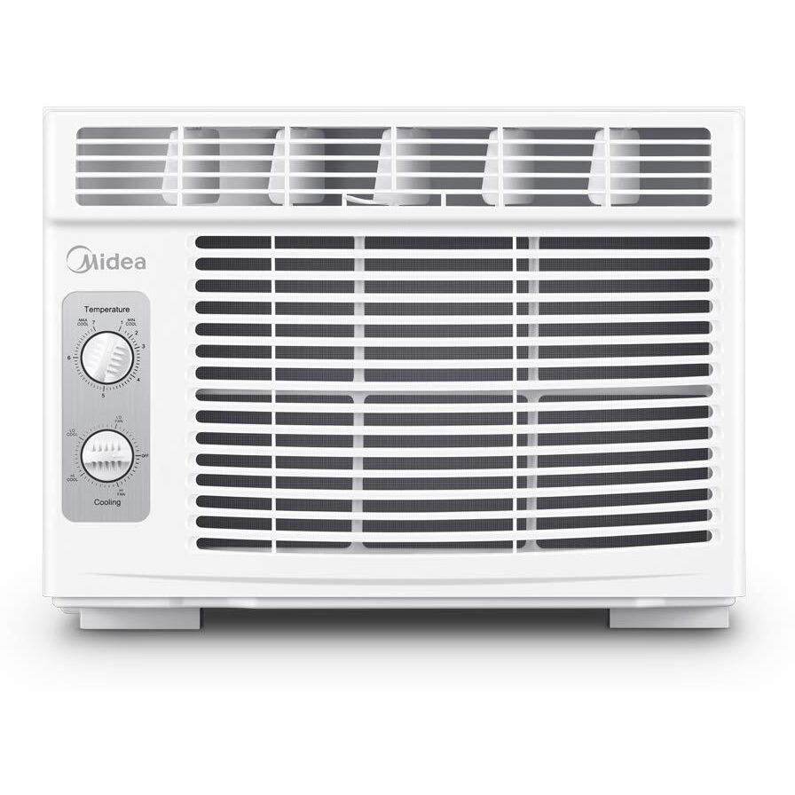 Midea 5,000 Btu Easycool Small Window Air Conditioner - Cool Up To 150 Sq. Ft. With Easy-To-Use Mechanical Controls And Reusable Filter, Perfect For Small Bedroom, Living Room, Home Office