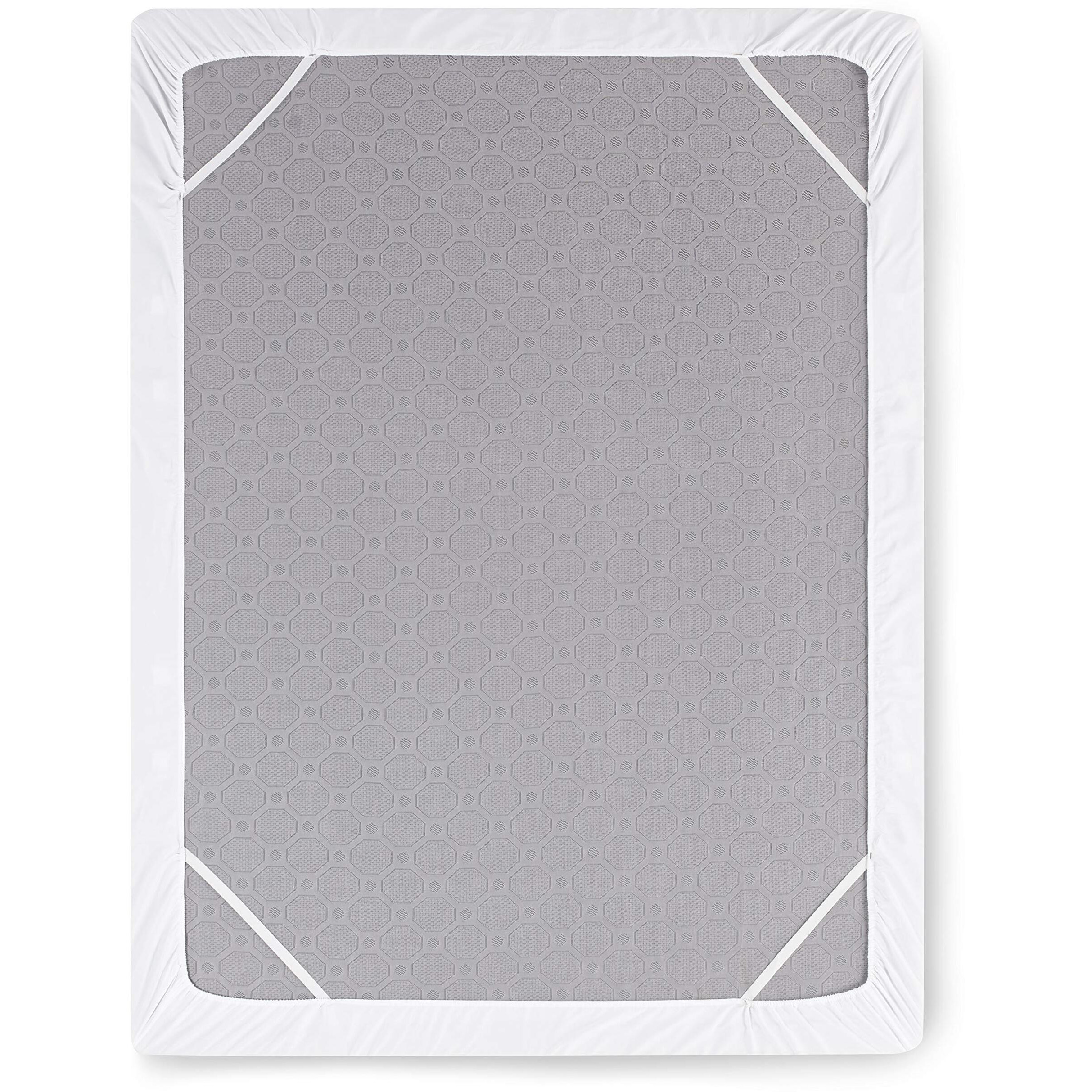 Nestl Extra Deep Pocket Sheets - Fits Mattress 18-24 Inches Deep, Extra Deep Pocket King Size Sheets Sets, 4 Piece King Size Sheets, King Sheets Deep Pocket, Light Baby Blue Sheets