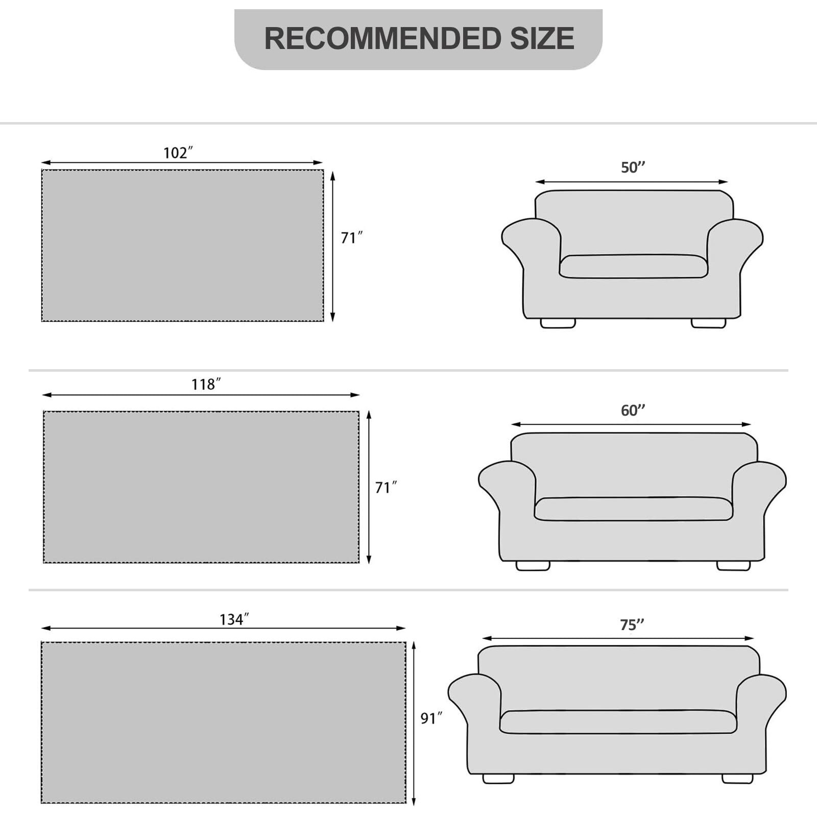Foreate Waterproof Couch Cover Sectional Sofa Cover Couch Cover Blanket - Cat Scratch Furniture Protector Dog Couch Cover Protector Machine Washable, 71'' X 102'', Yellow Orange