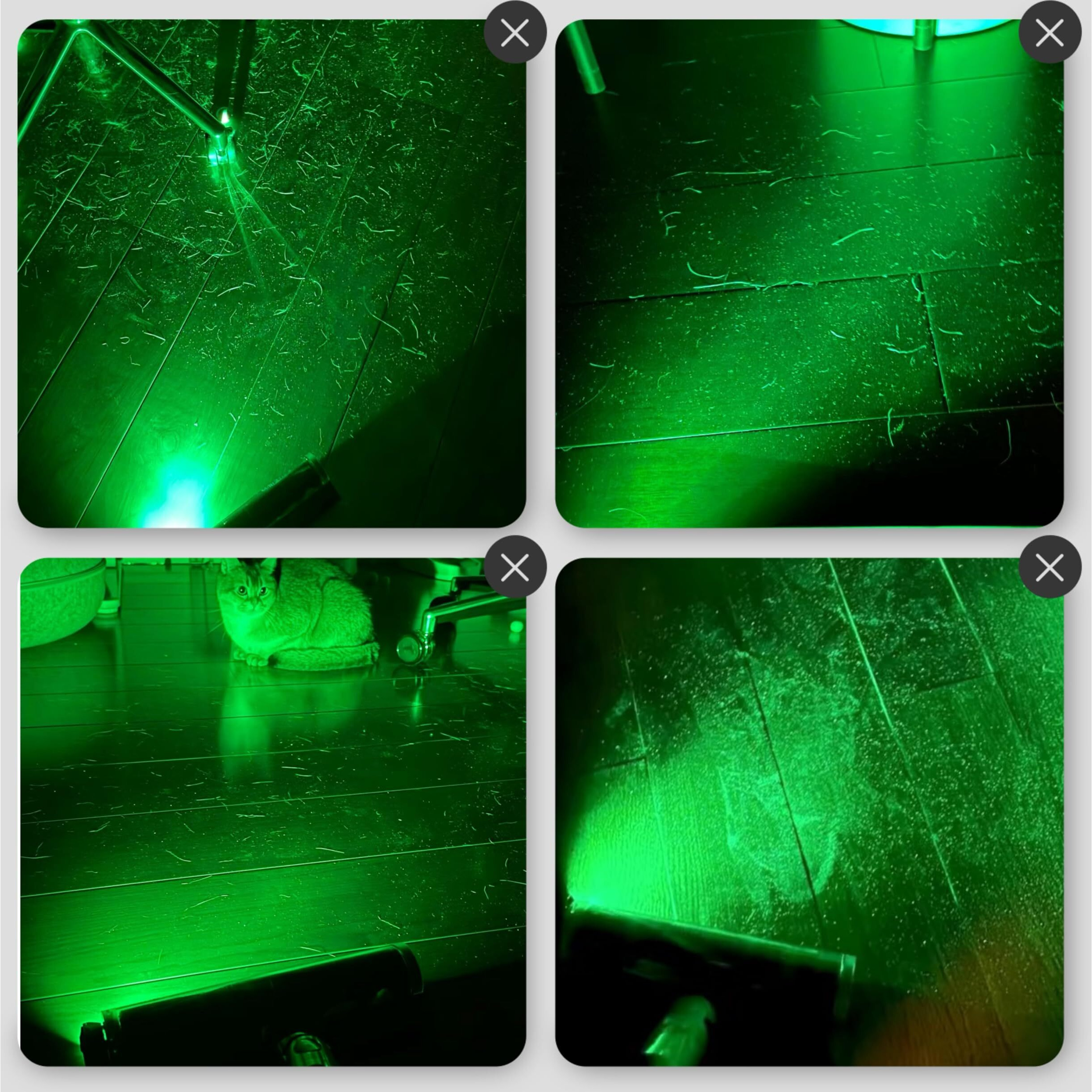 Vacuum Cleaner Dust Illumination Light,Type-C Rechargeable,Suitable For Dyson Shark Bissel Etc.Reveal Microscopic Dust And Cat Dogs Hair,Upgrade Vacuum Accessories Universal Lamp