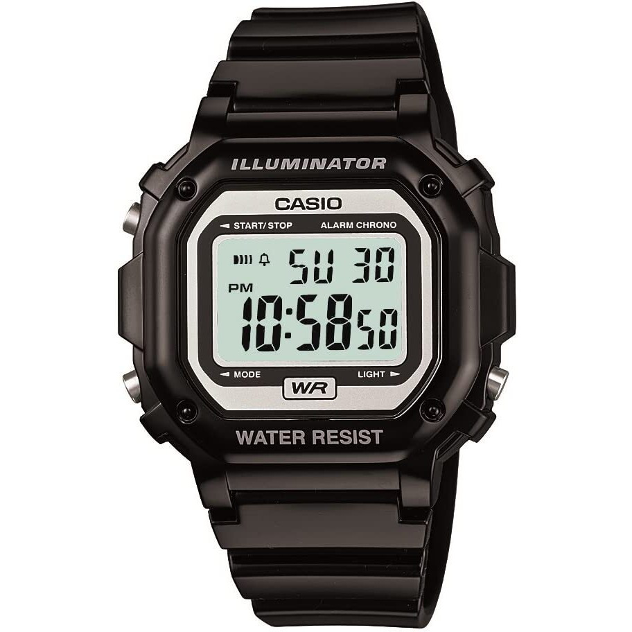 Casio Kids F-108Whc-1Acf Classic Digital Display Quartz Black Watch