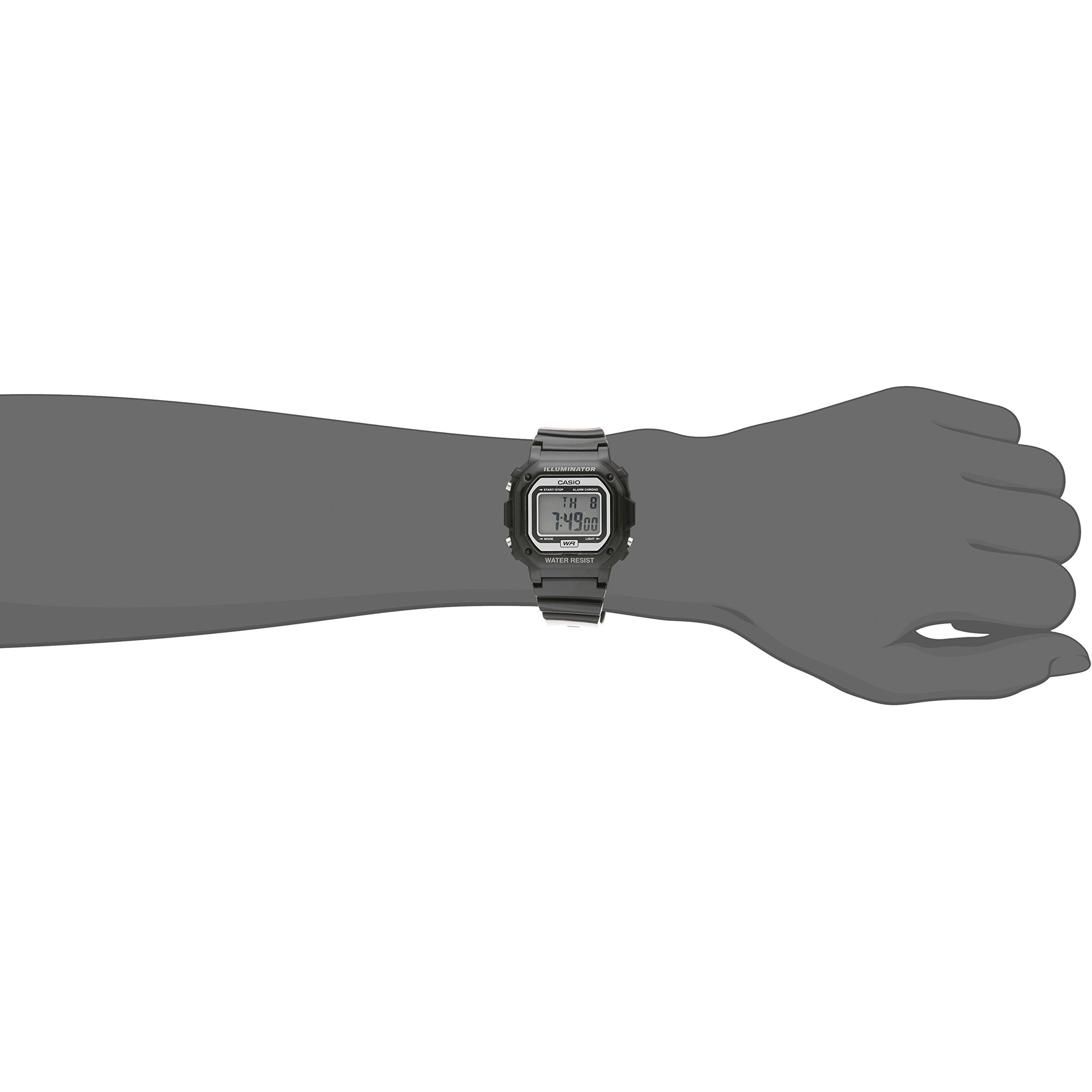 Casio Kids F-108Whc-1Acf Classic Digital Display Quartz Black Watch