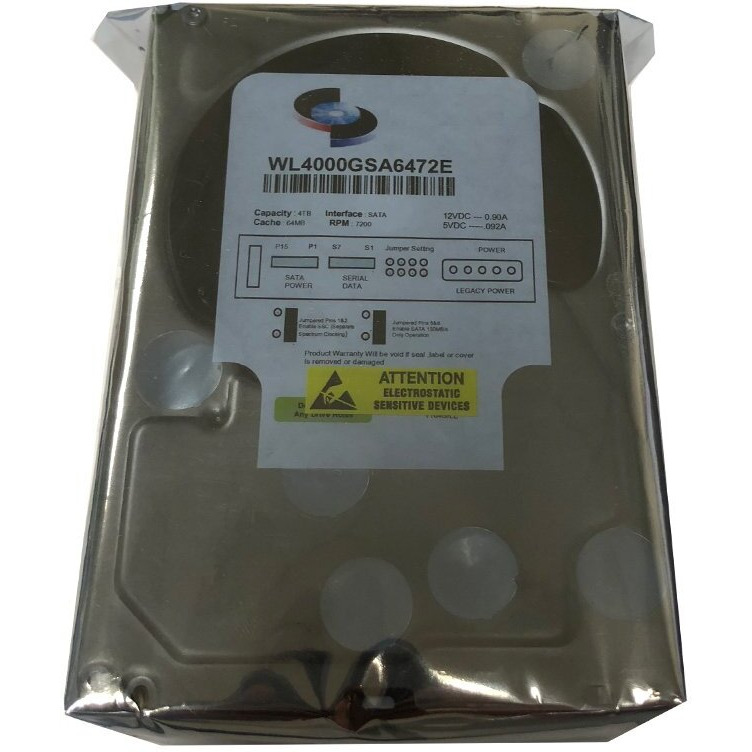 White Label Wl 4Tb 7200Rpm 64Mb Cache Sata 6.0Gb/S (Enterprise Grade) 3.5"" Hard Drive (For Server, Raid, Nas, Dvr, Desktop Pc)