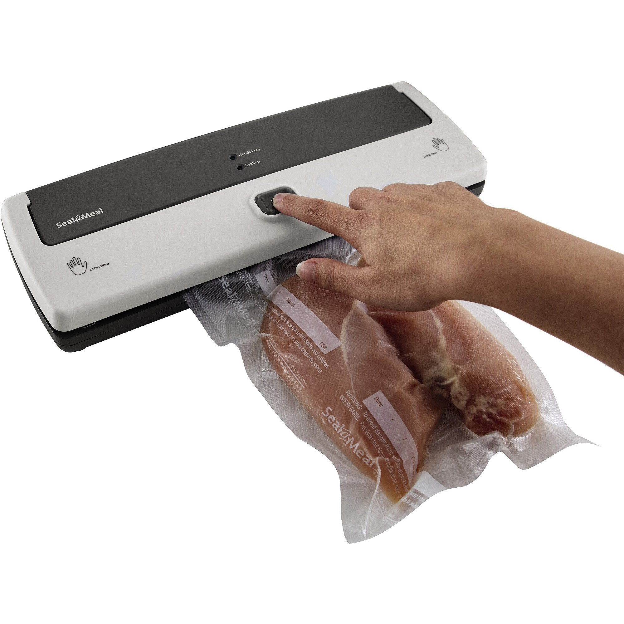 Seal-A-Meal Manual Vacuum Sealer System & Starter Bags - Fssmsl0160-000,White