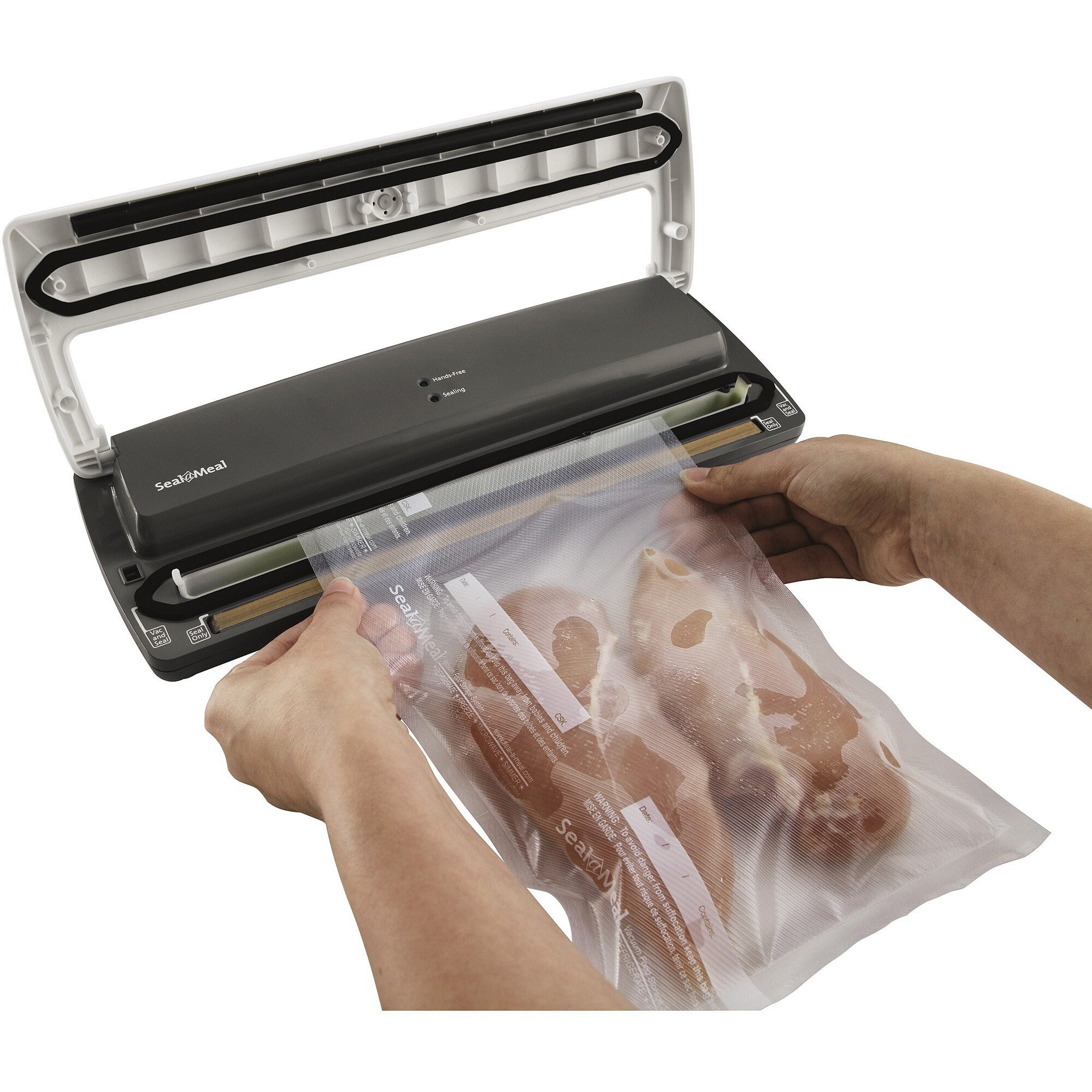 Seal-A-Meal Manual Vacuum Sealer System & Starter Bags - Fssmsl0160-000,White