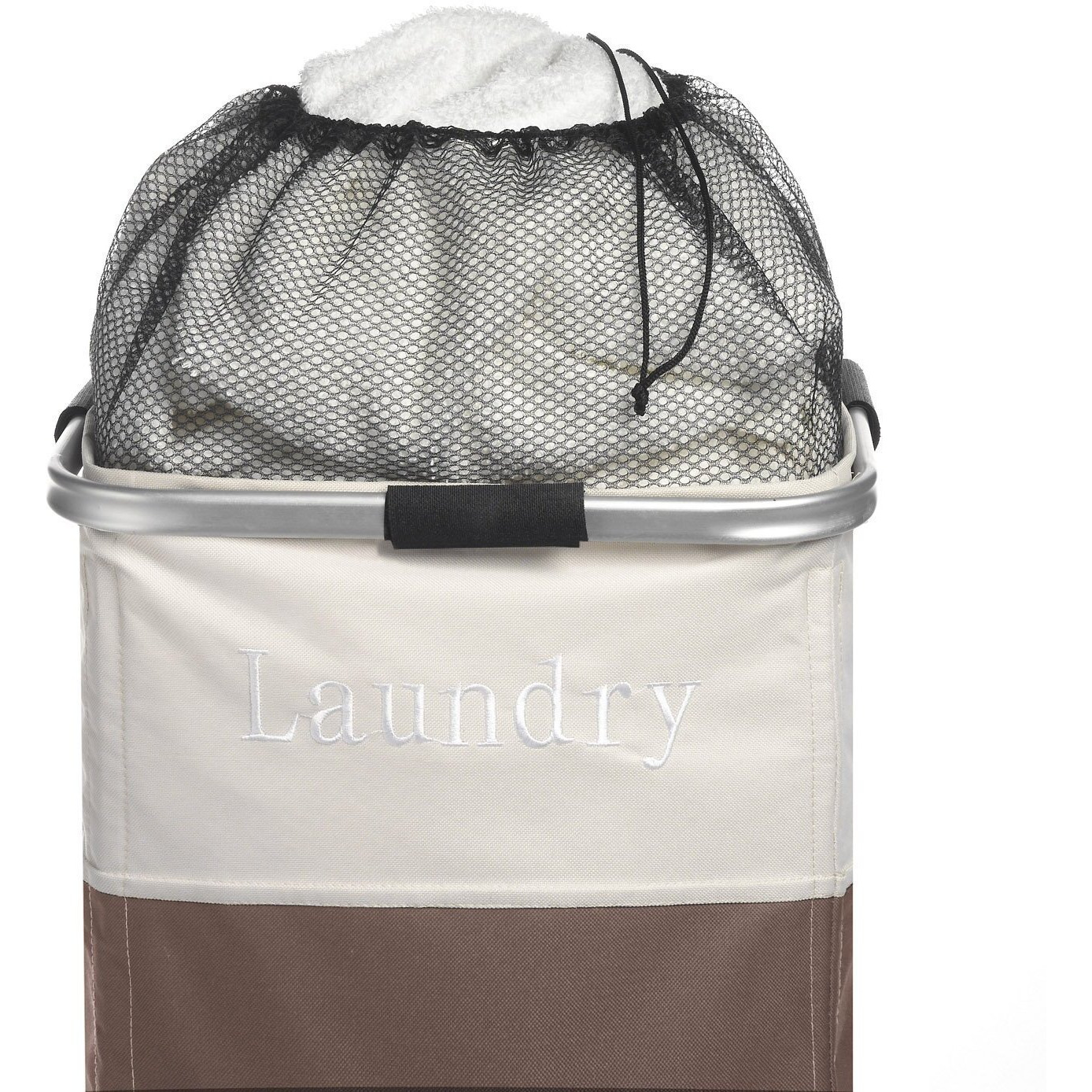 Whitmor Easy Care Laundry Hamper - Espresso