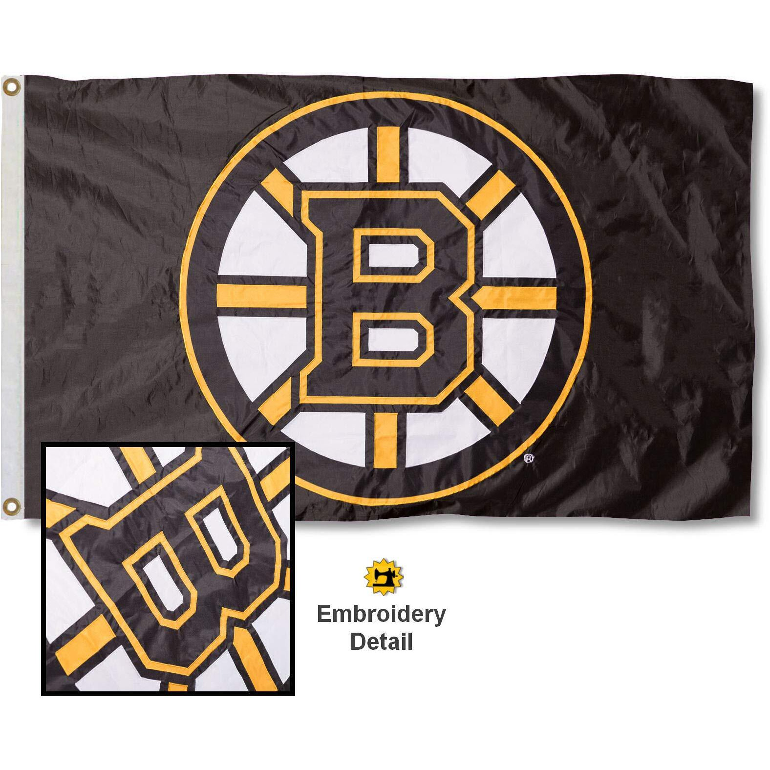 Wincraft Boston Bruins Applique And Embroidery Flag