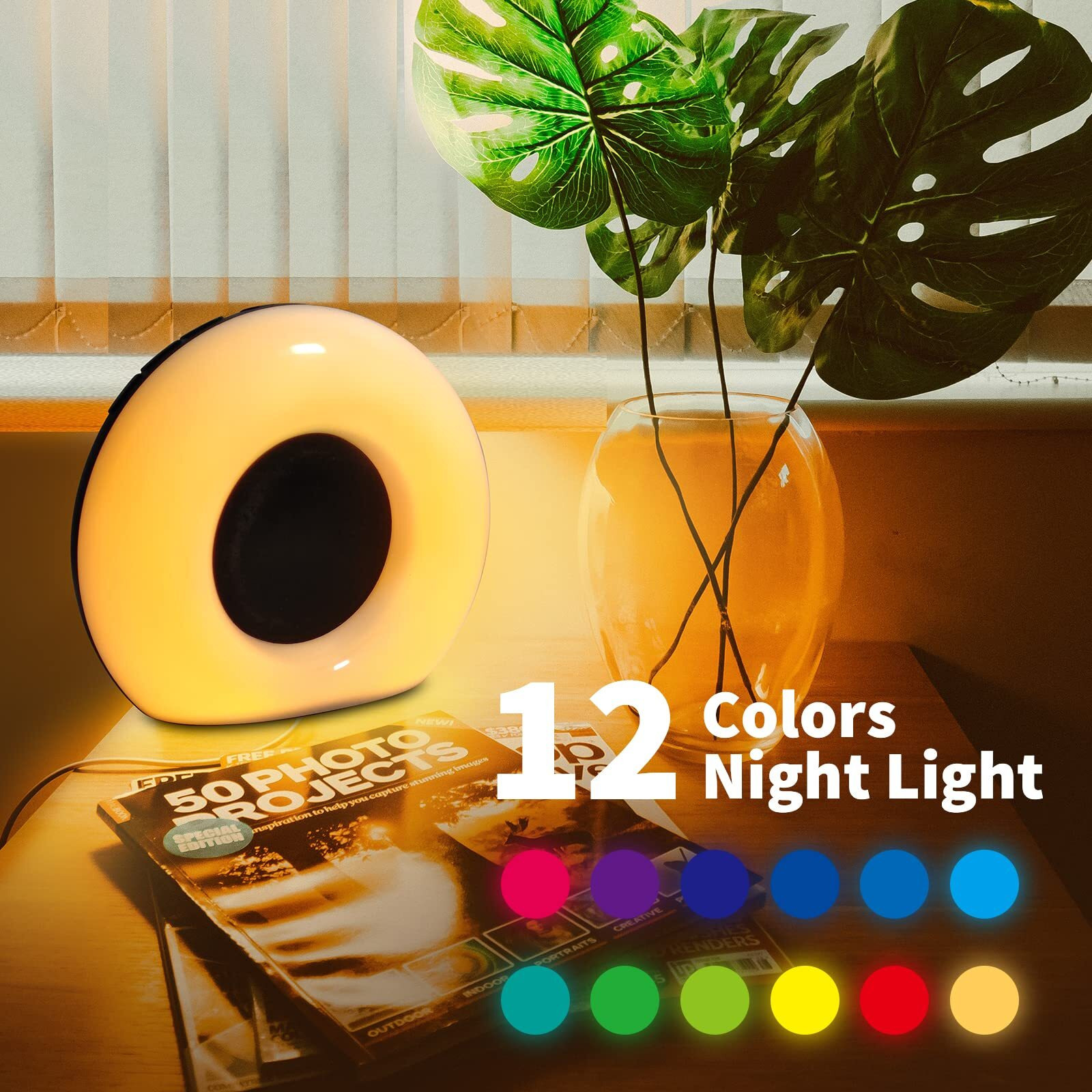 Dailybody Sound Machine White Noise Machine With 30 Soothing Sounds 12 Colors Night Light 36 Levels Volume 5 Timers & Memory Function Effectively Blocks Noise Ideal Sleep Machine For Baby Kids Adults