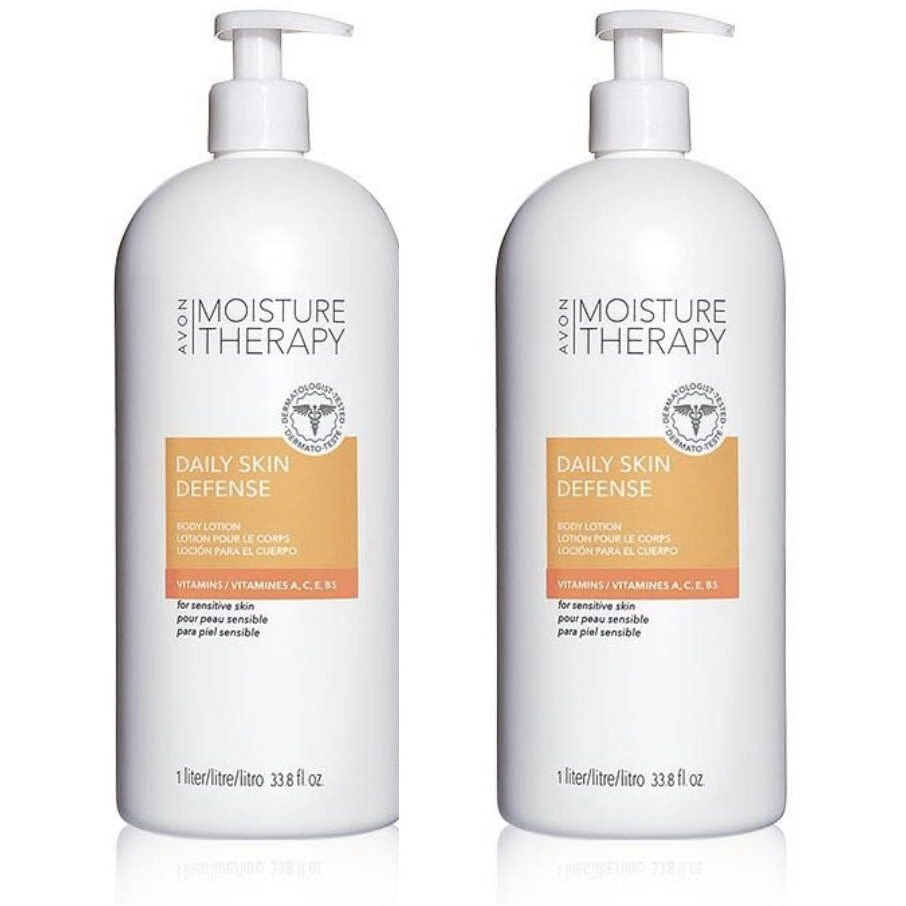 Avon Moisture Therapy Daily Skin Defense Lot Of 2