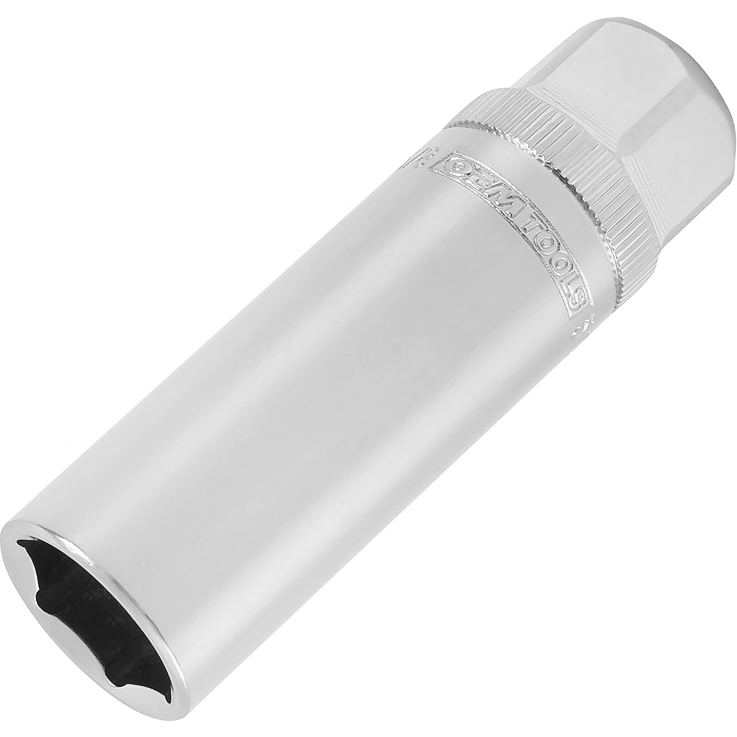 Oemtools 22887 5/8 Inch (16 Millimeter) Magnetic Spark Plug Socket, 3/8 Inch Drive, Strong Magnet Forms A Tight Hold