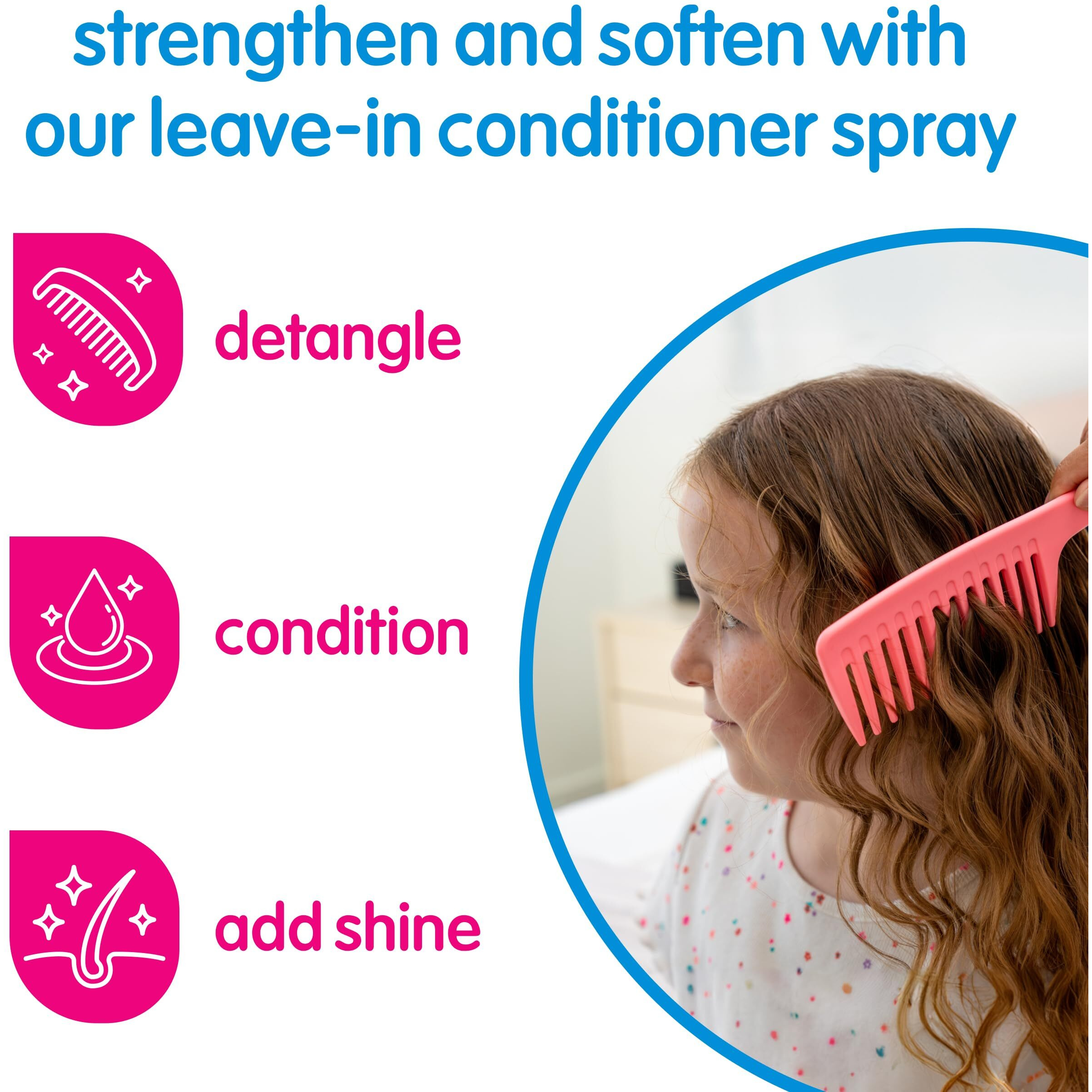 So Cozy Detangler & Leave In Conditioner Spray (8 Fl Oz) Hair Detangler Spray For Kids, Paraben-Free Leave In Hair Conditioner & Detangling Spray For Frizzy Hair, Keratin, Soy Protein & Kiwi Extract