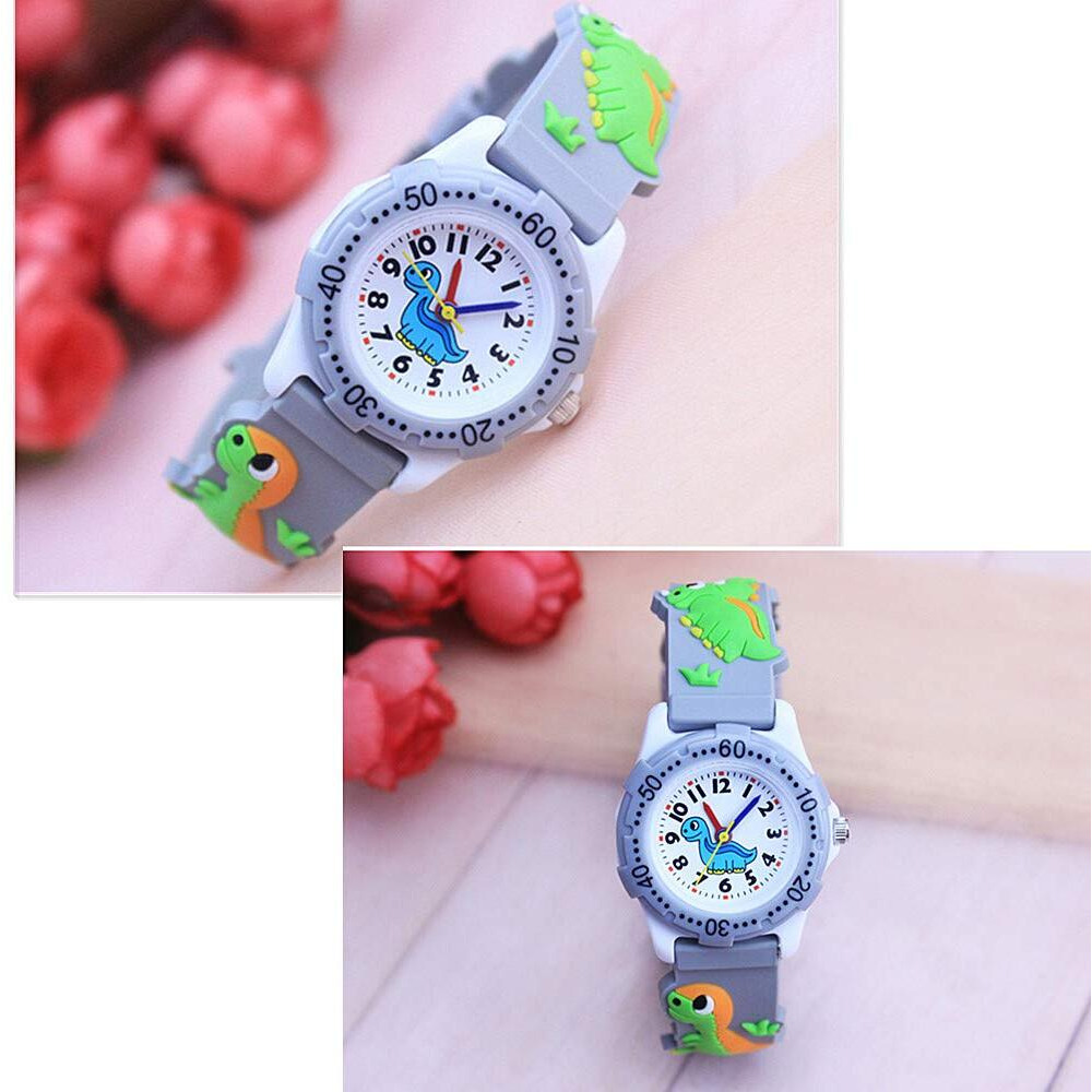 Ele Eleoption 3D Cartoon Kid Watch For Kids Boys Girls,Waterproof Silicone Wristwatch Toddler Analog Watch